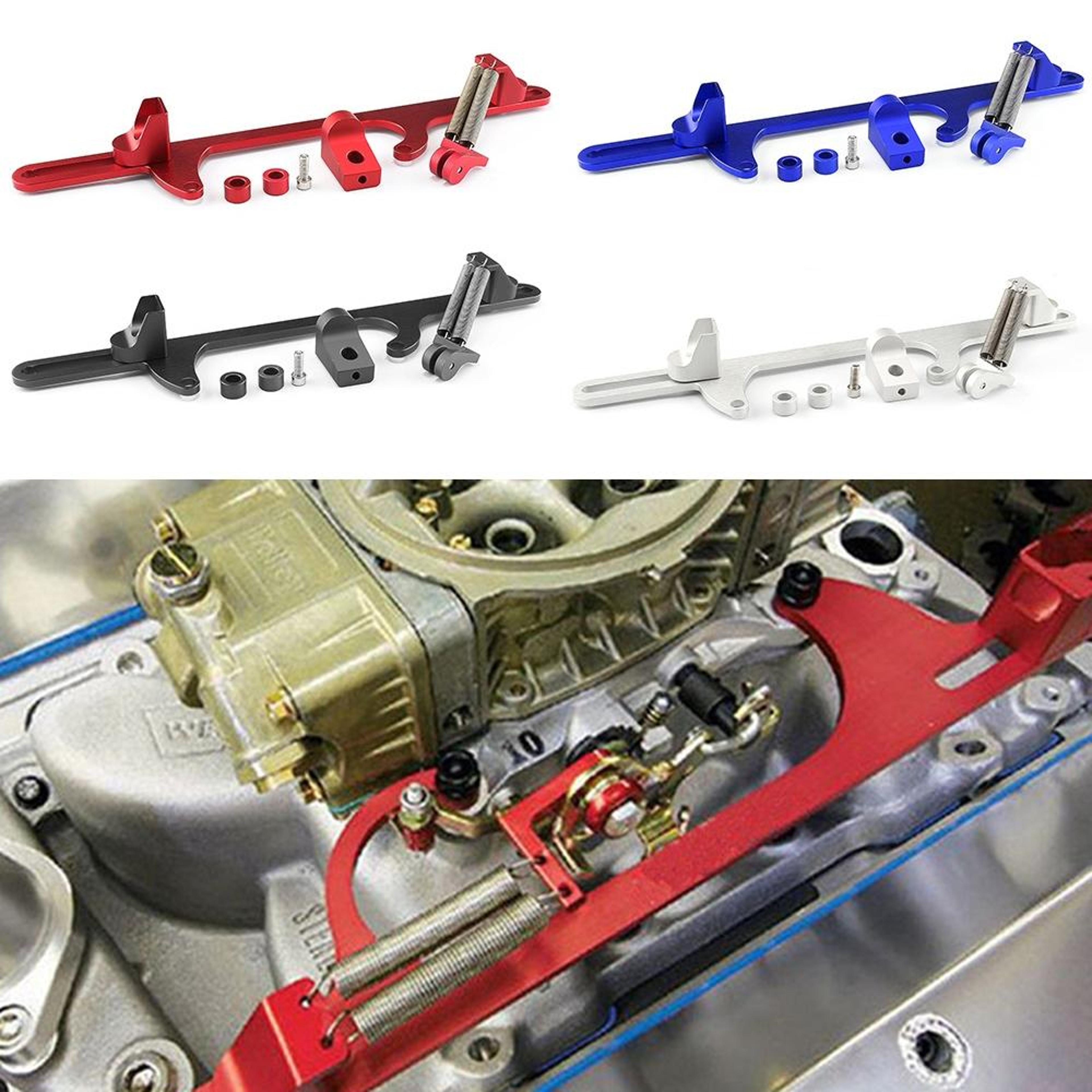4500 series aluminum throttle cable bracket mount for performance engine upgrades