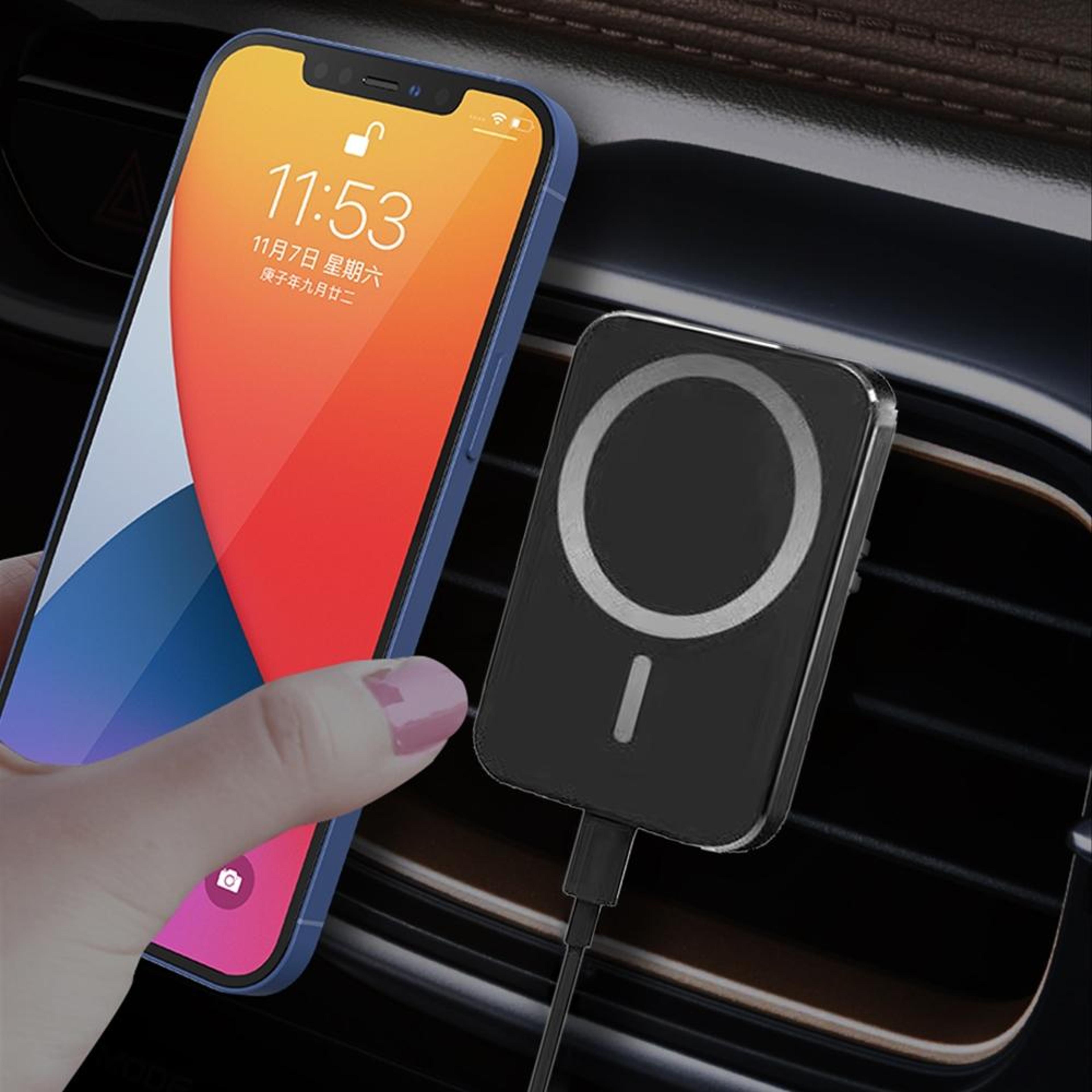 x16 15w wireless car charger mount magsafe magnetic vent phone holder
