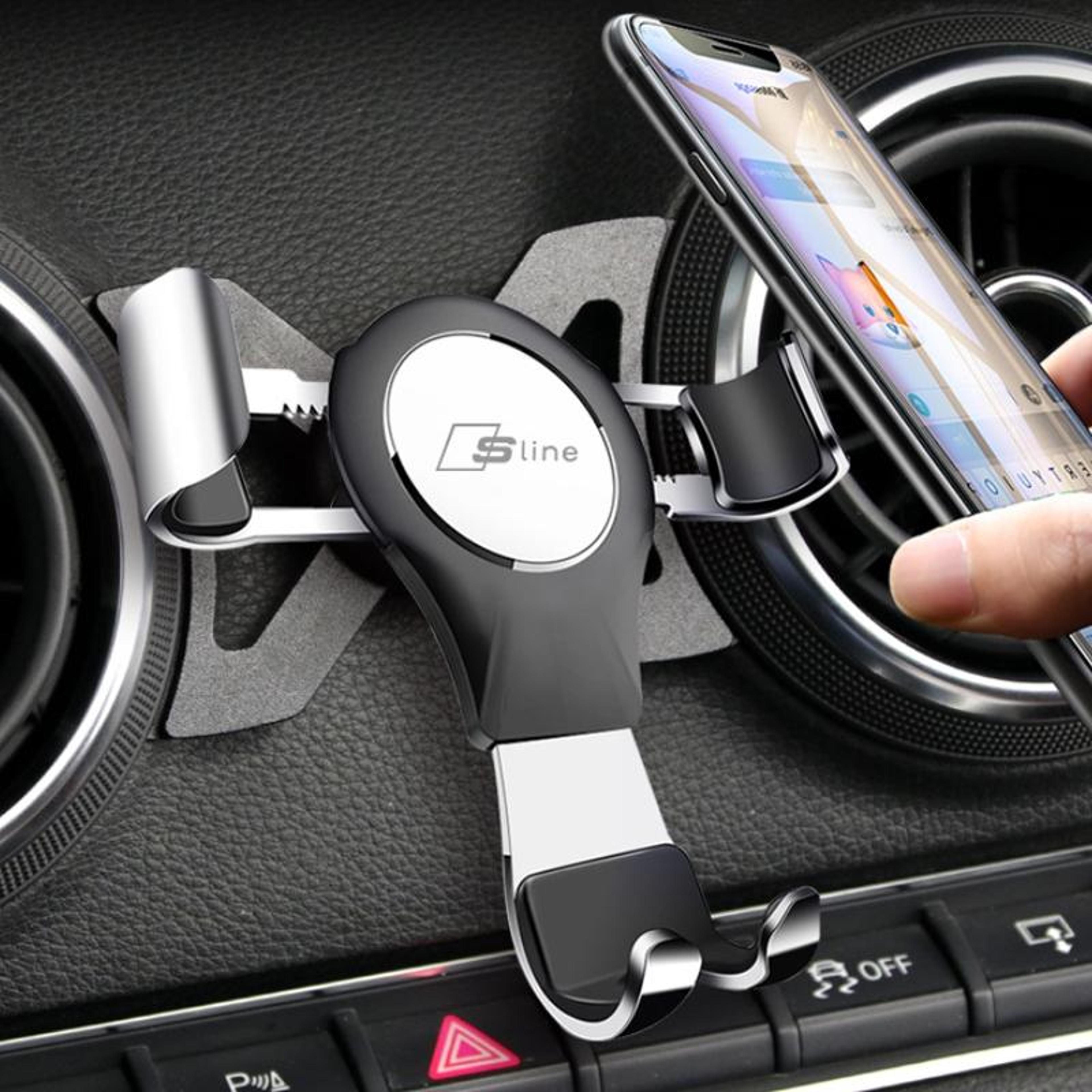 audi magnetic phone mount secure one-hand car holder for a3 s3