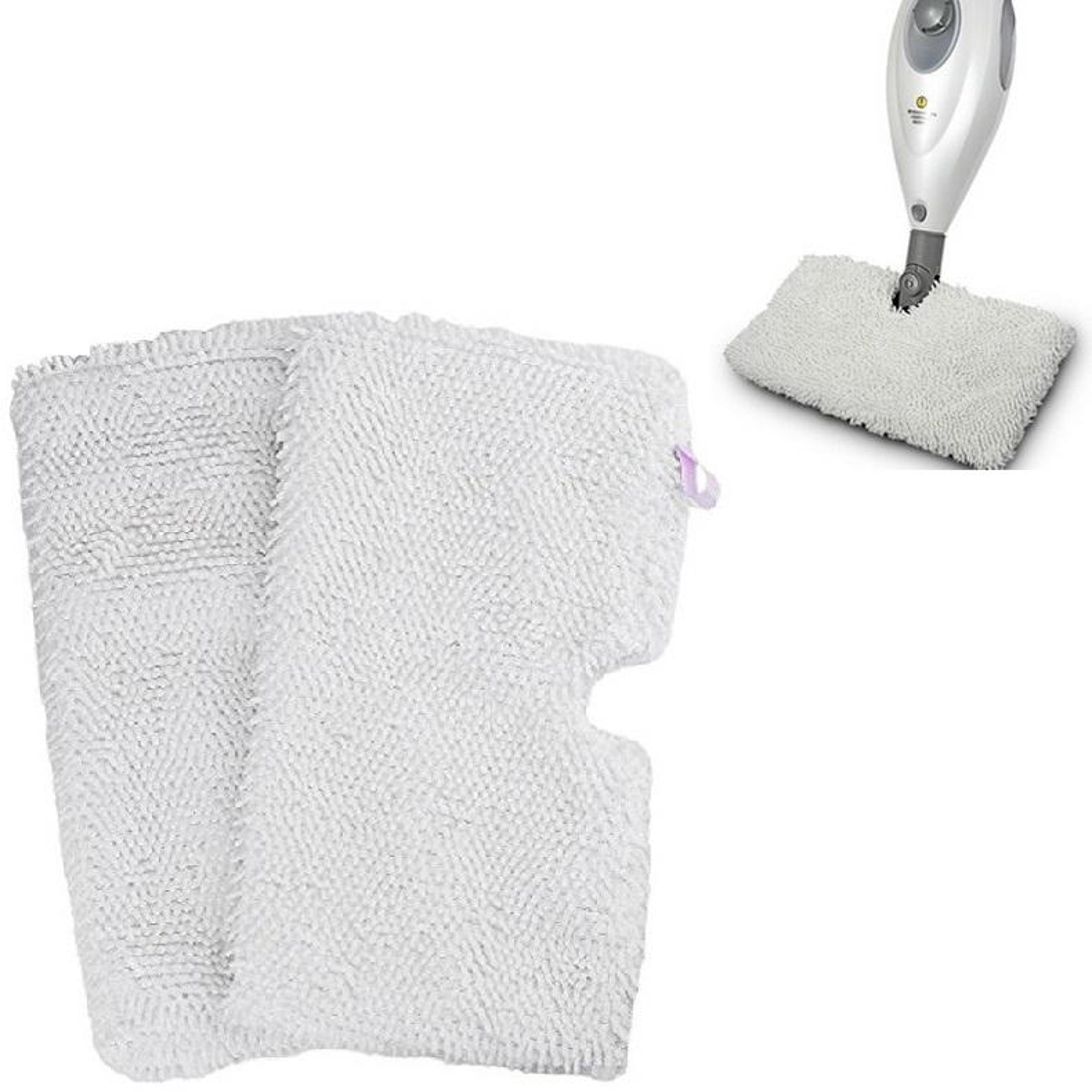 shark xt3501 & xt3601 microfiber steam mop replacement pads 2pcs washable cloth covers