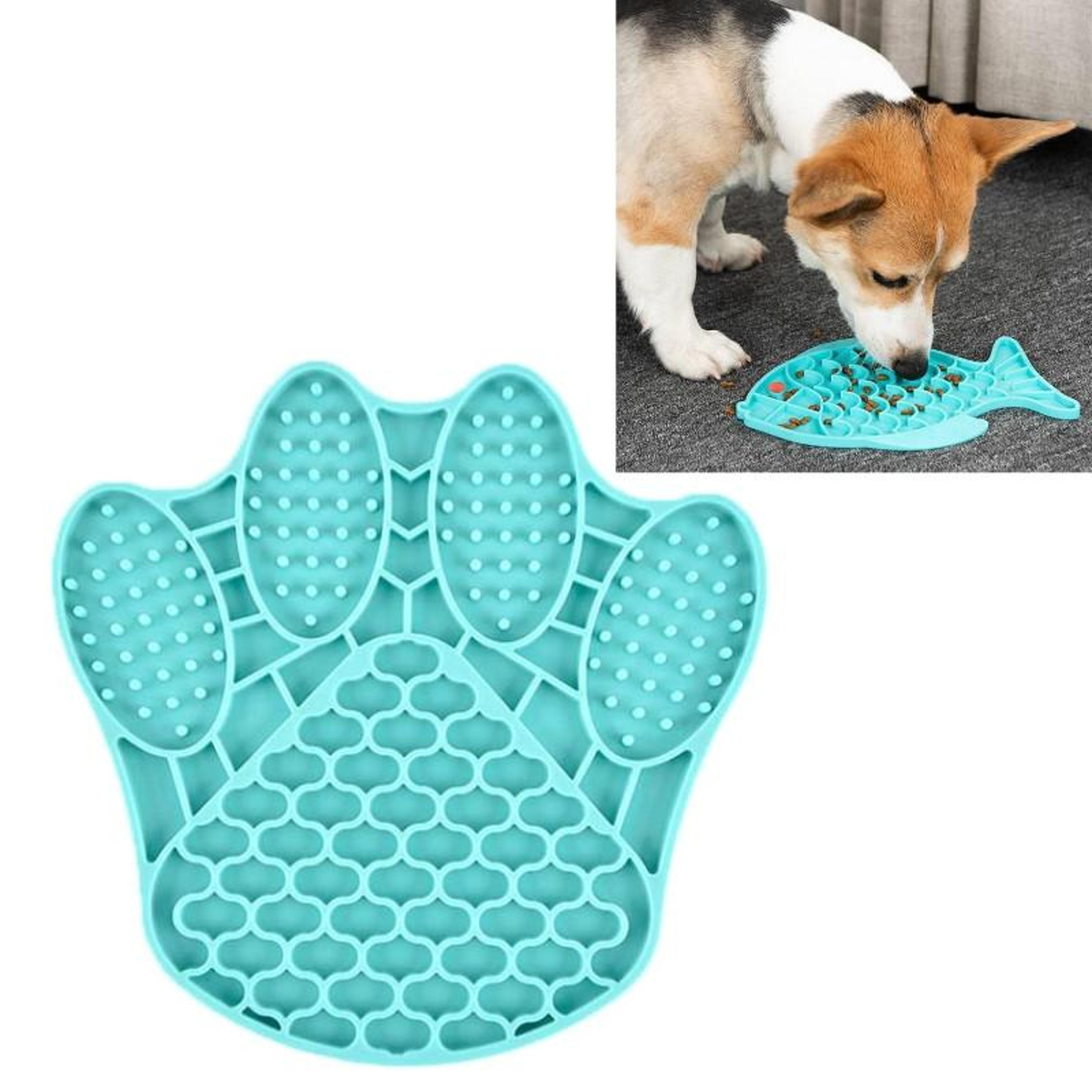 silicone slow feeder mat for cats & dogs anti-choke feeding pad