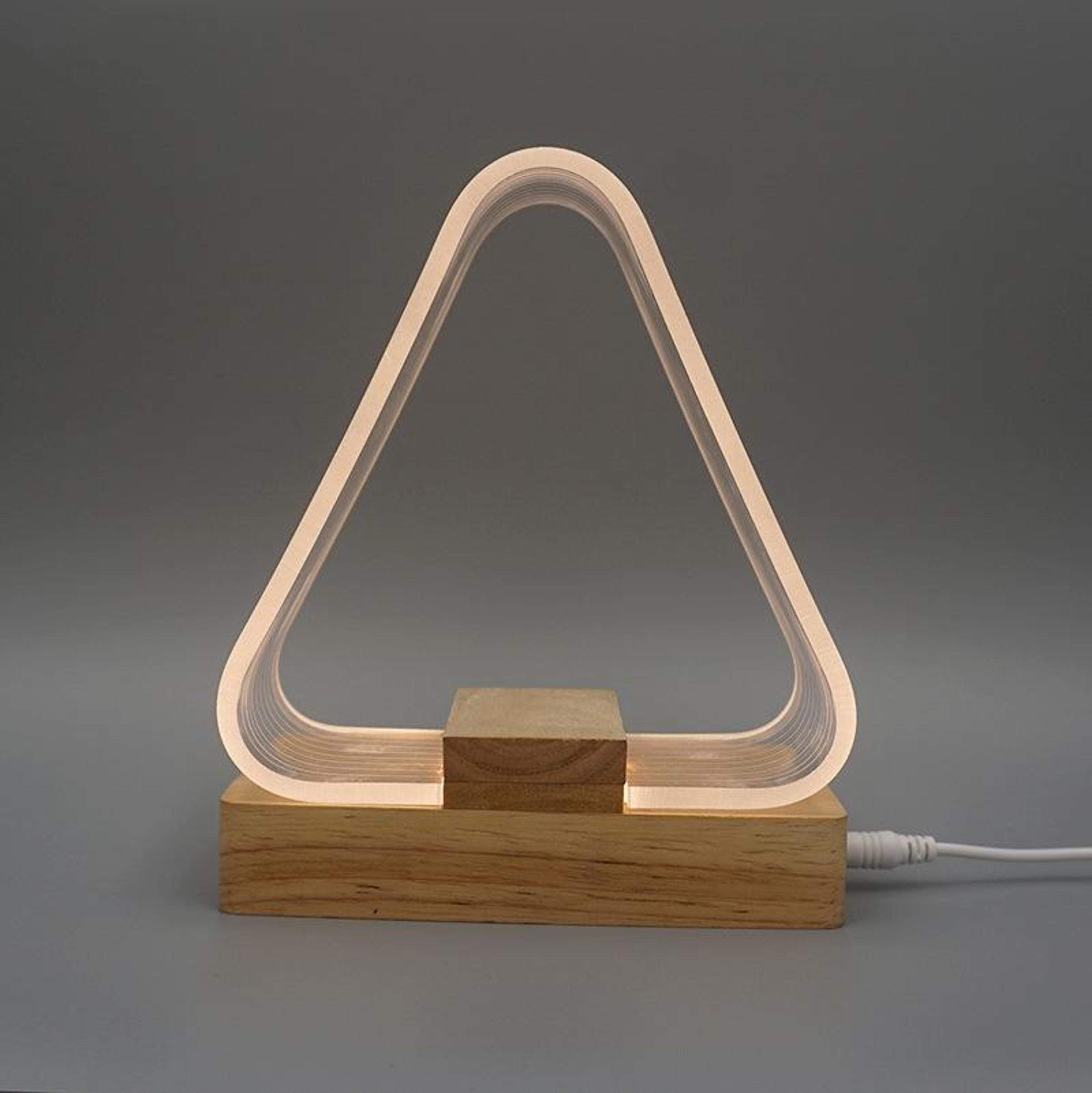 usb led desk lamp, warm white acrylic study & night light