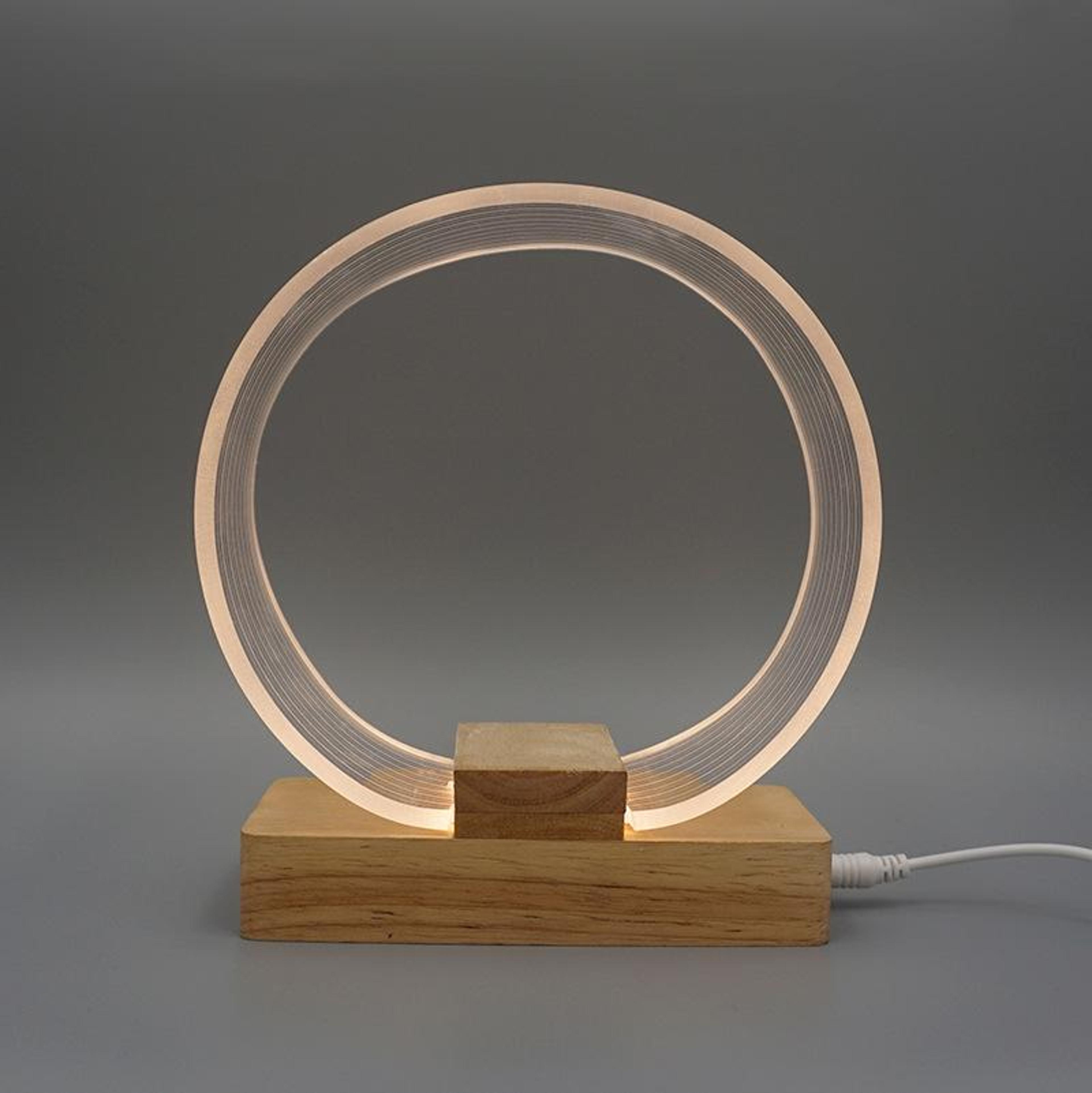 led desk lamp usb-powered warm white bedside night light