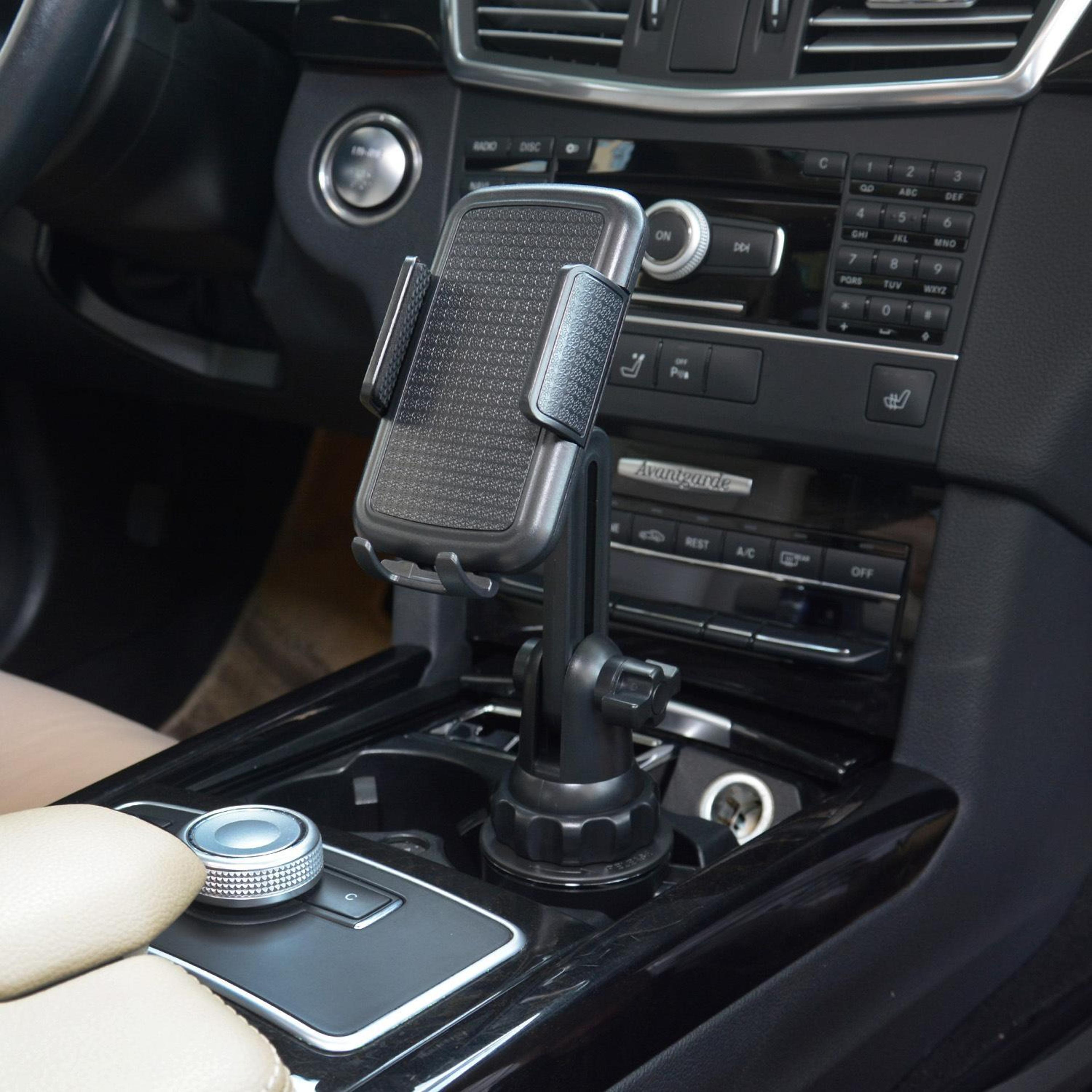 adjustable car cup holder phone mount for 3.5-7 inch smartphones