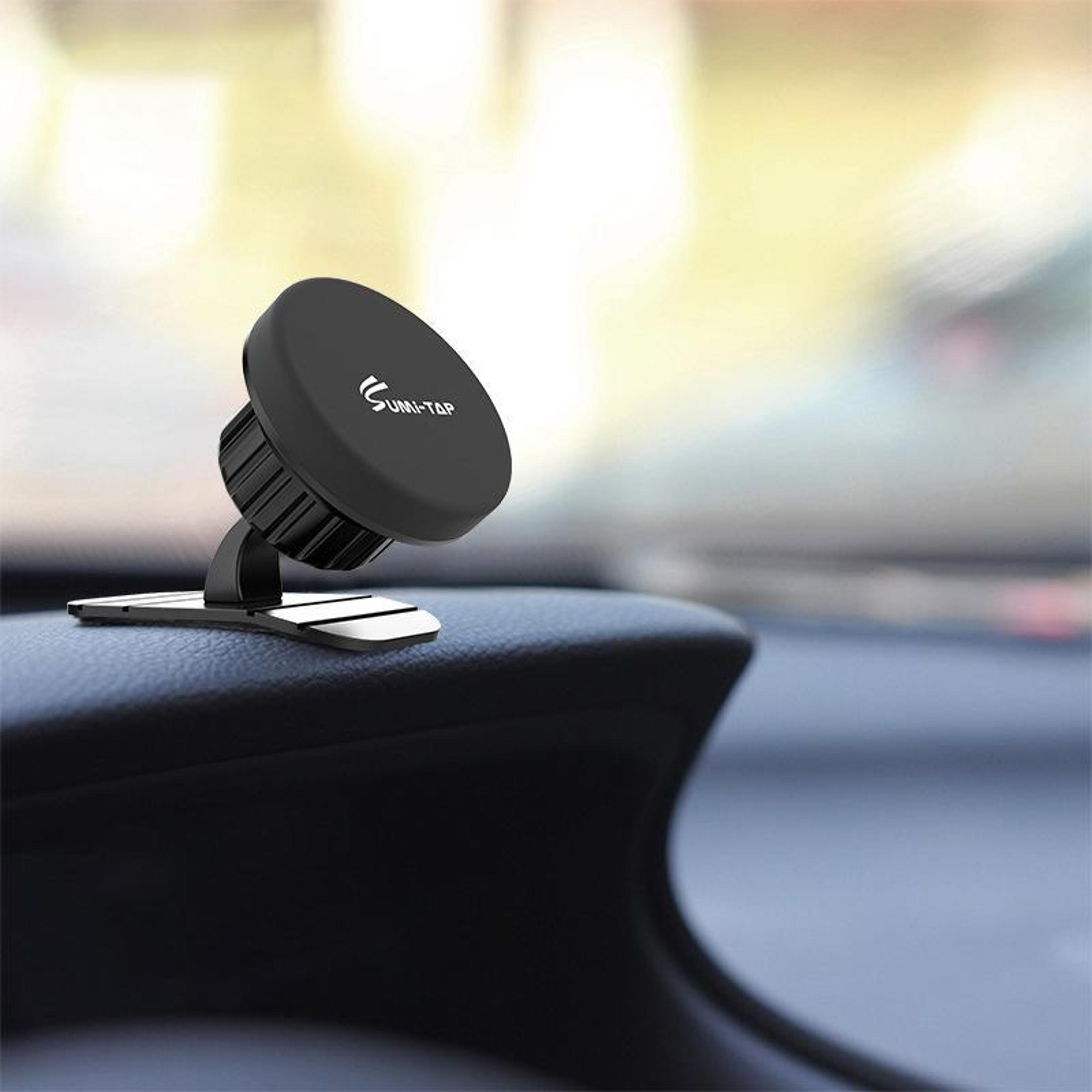 magnetic car phone mount for dashboard & navigation