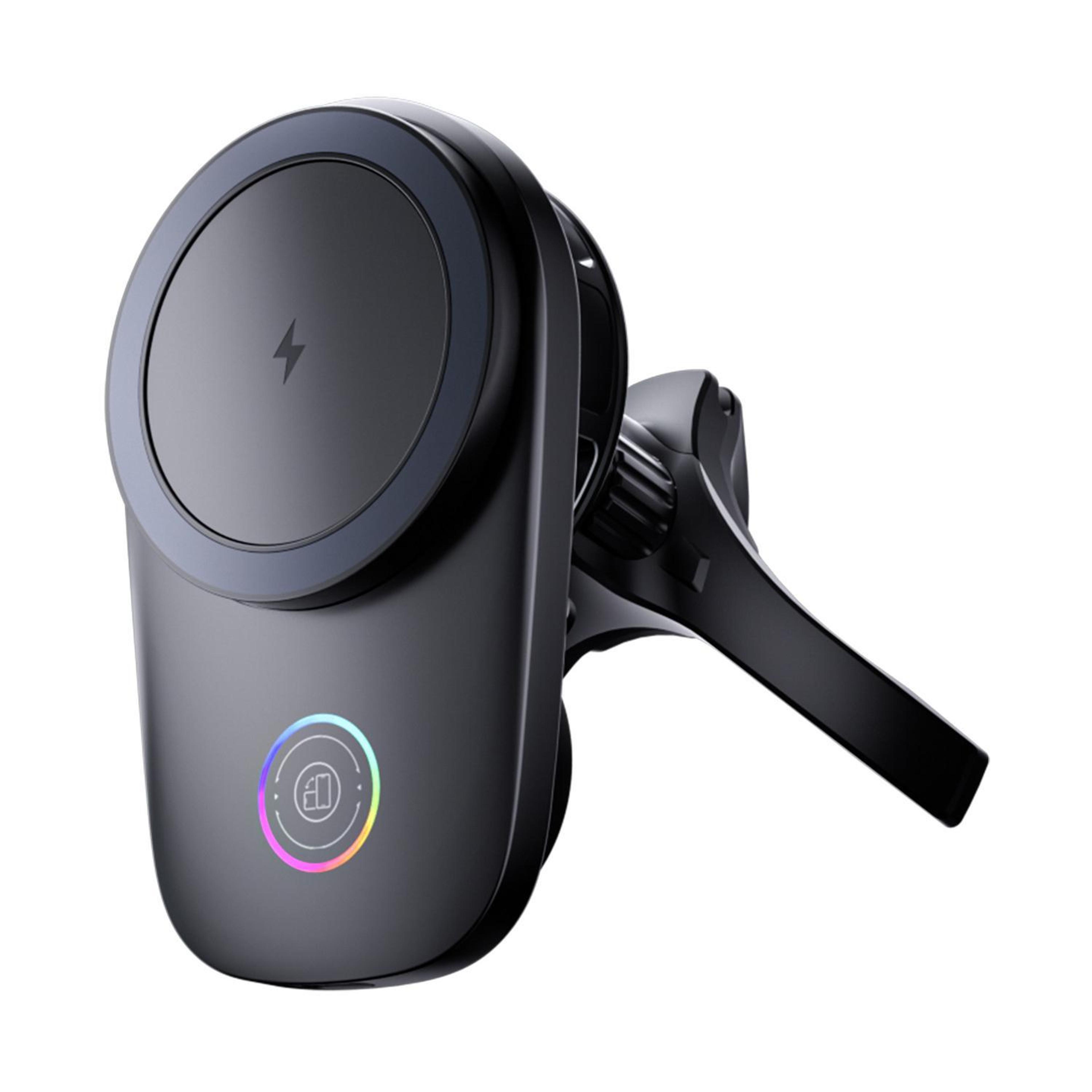 wireless charging car phone mount with magnetic air vent holder 2pcs