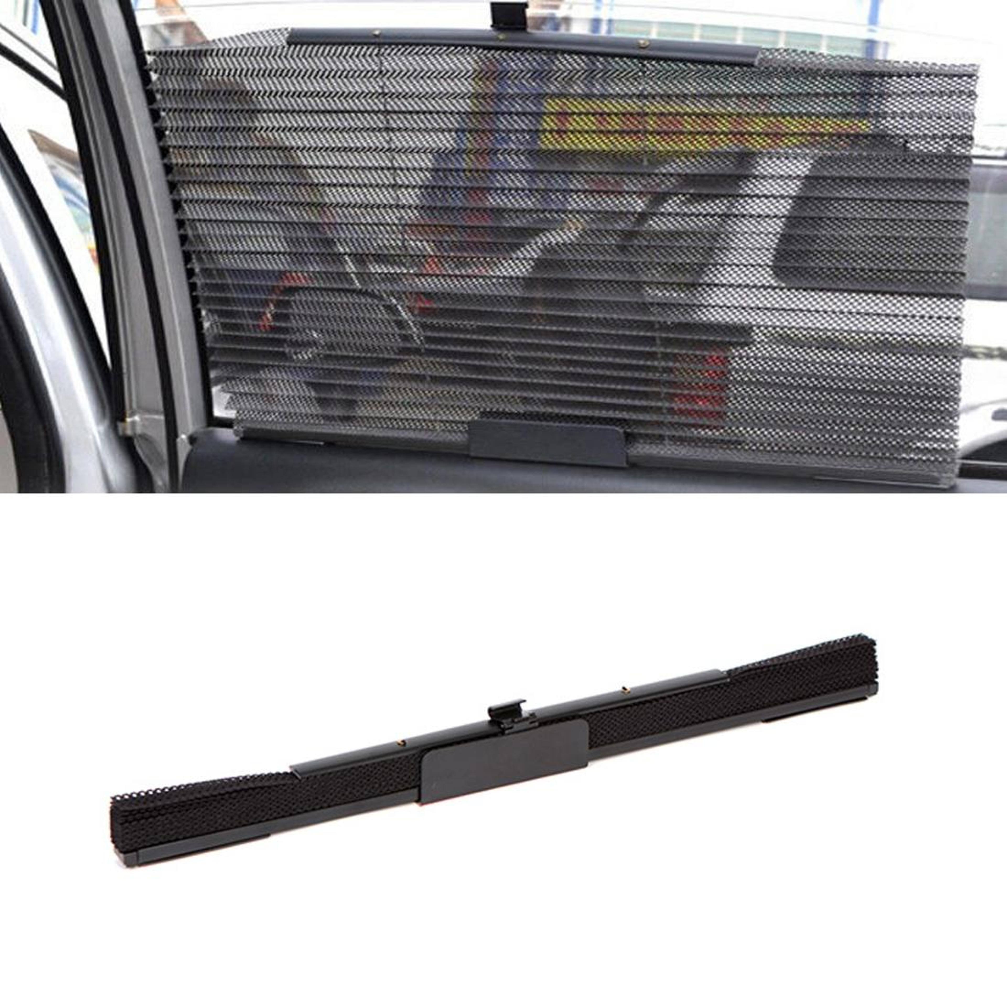 retractable car window sun shade curtain with uv protection & heat insulation