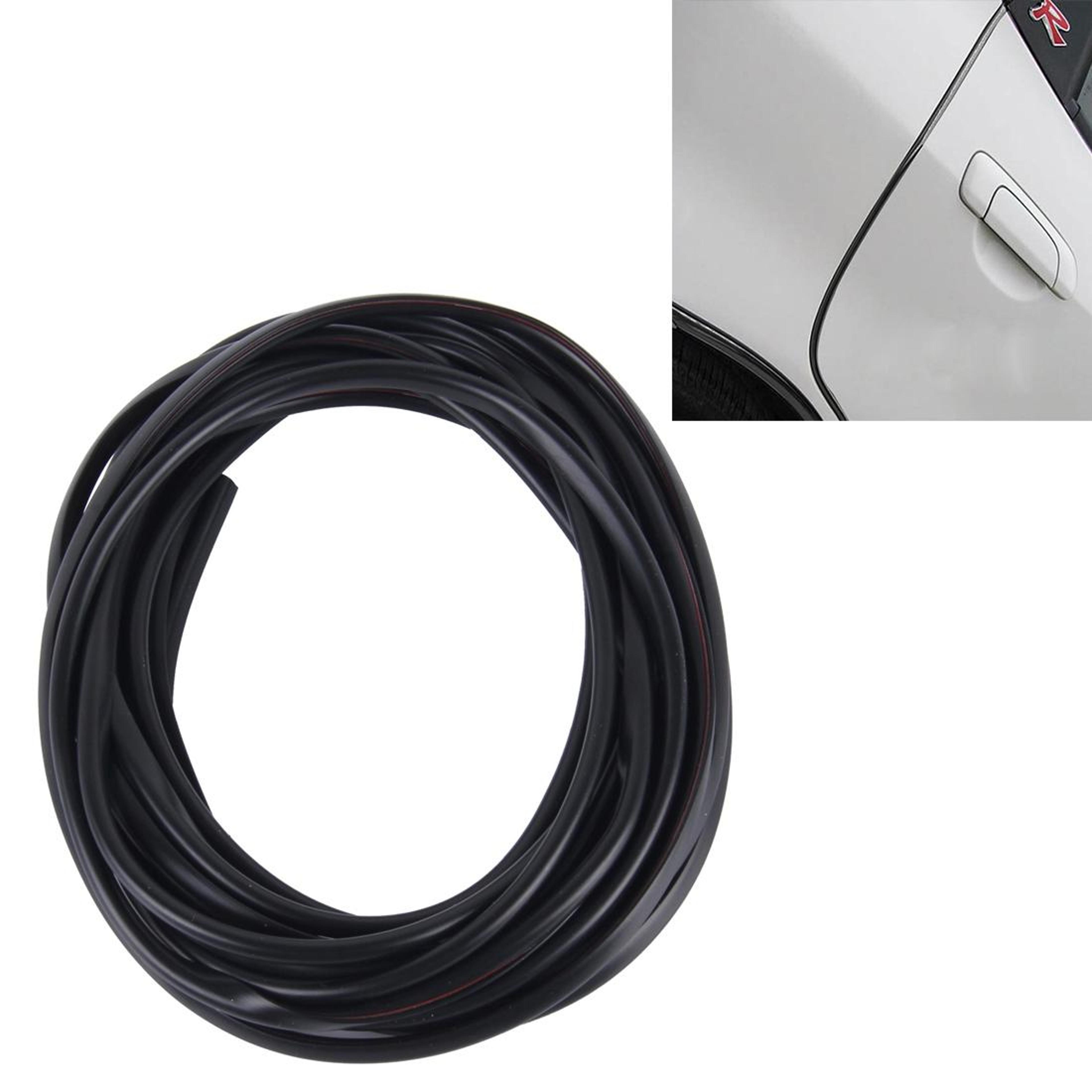 5m flexible car trim molding chrome accent strip for door edge, window & interior styling