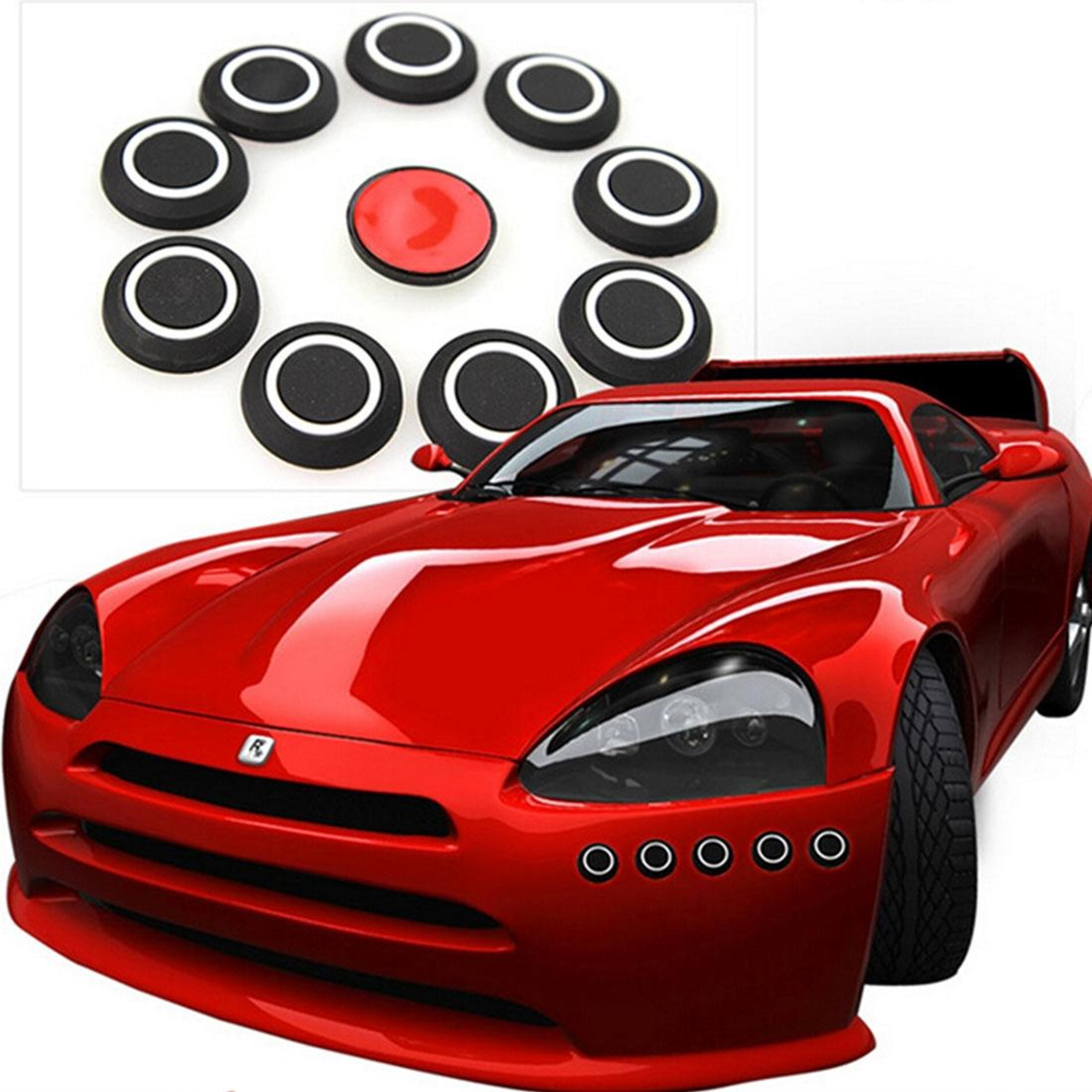 universal car door edge guard anti-collision stickers 10pcs protective bumper strips