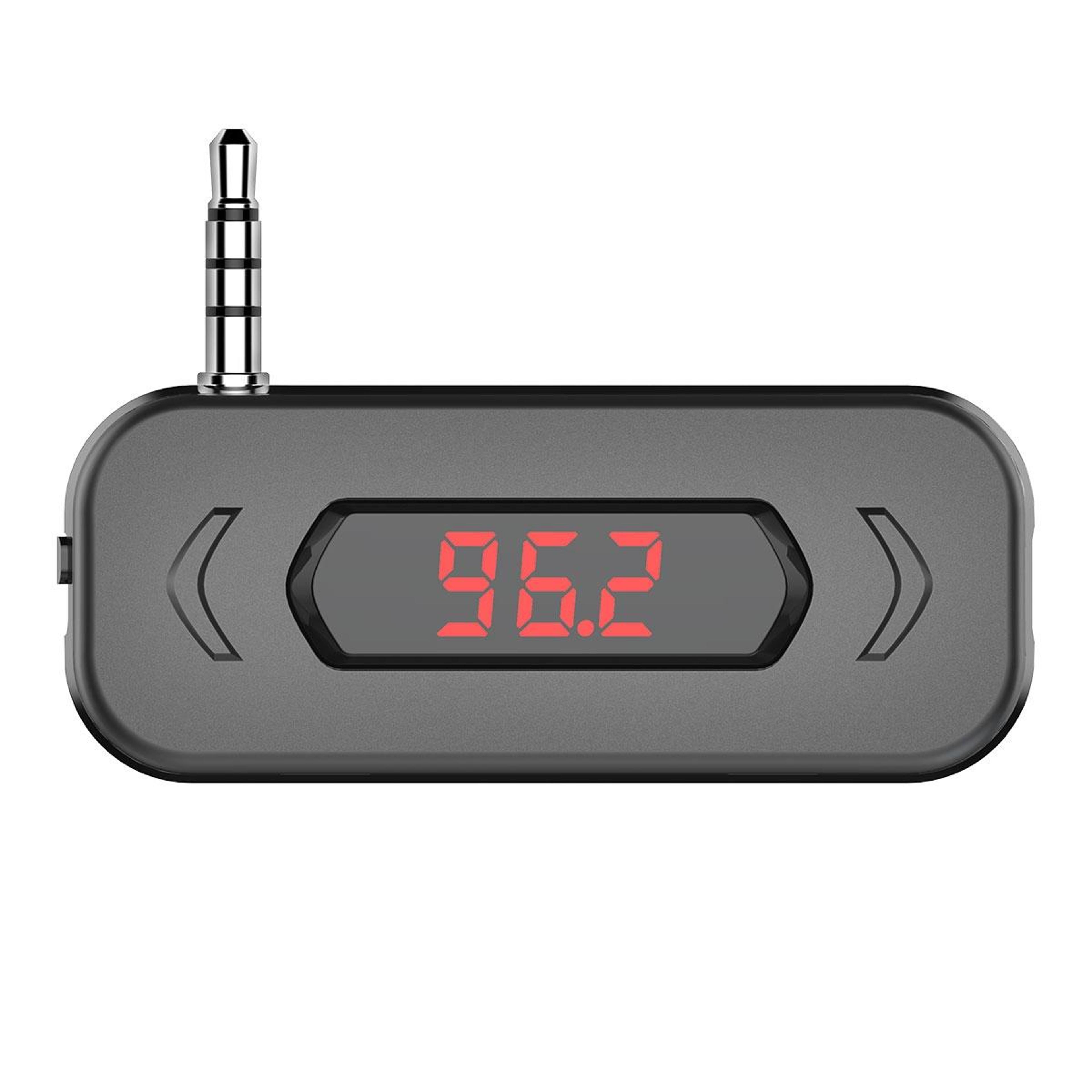doosl wireless car fm transmitter & hands-free music receiver with lcd display