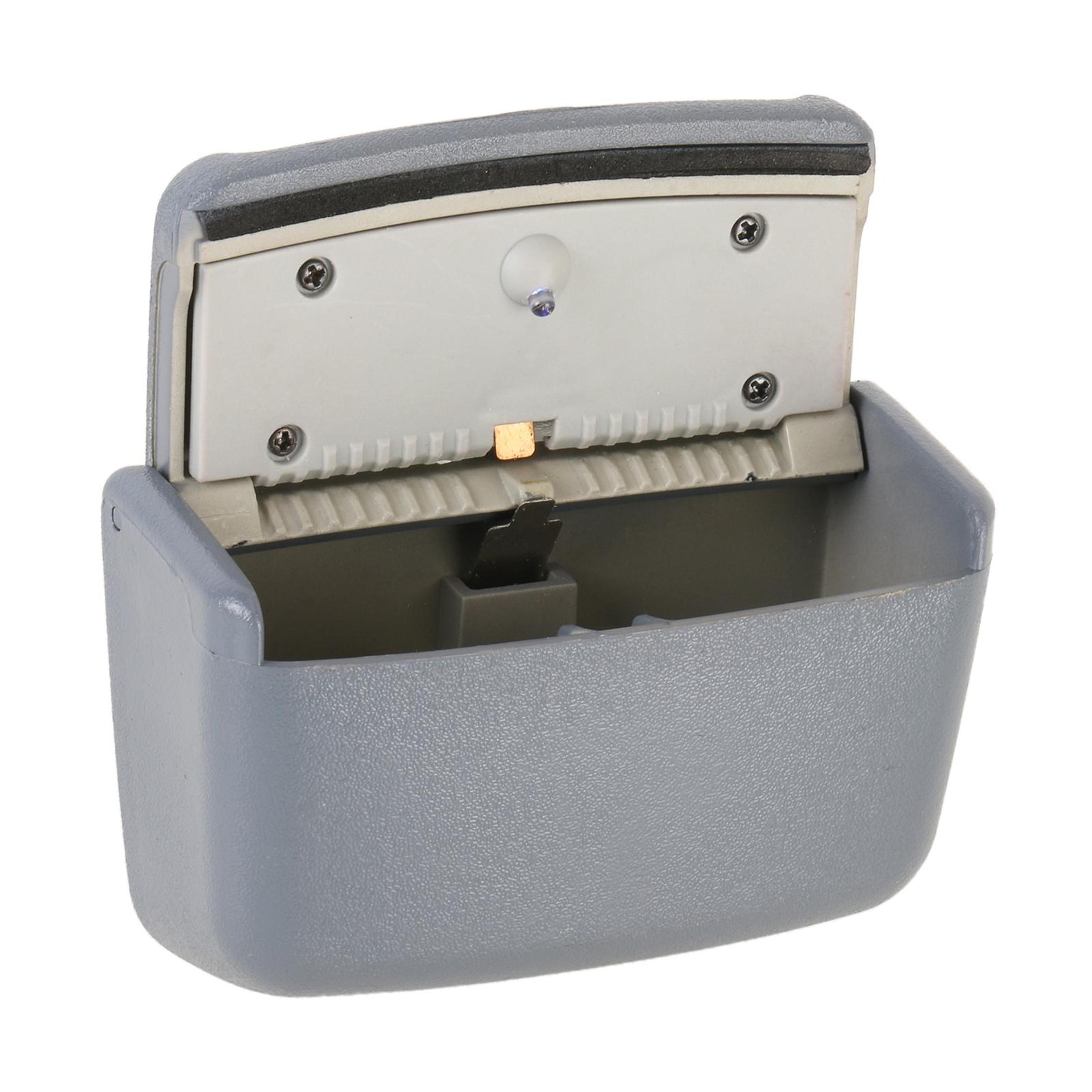 compact car trash bin & ashtray hanging storage box for air vent and side door