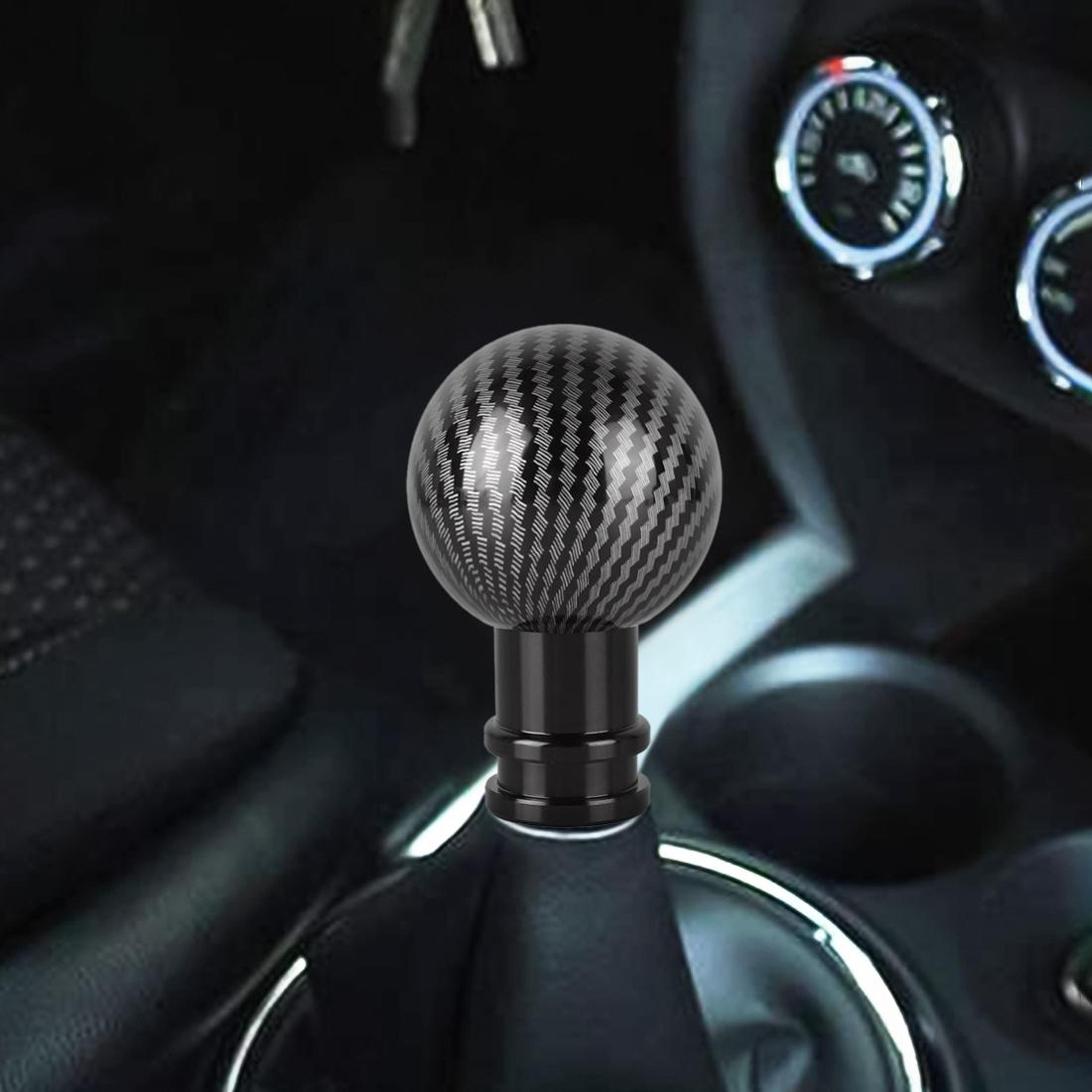 universal carbon fiber gear shift knob, lightweight metal car shifter upgrade