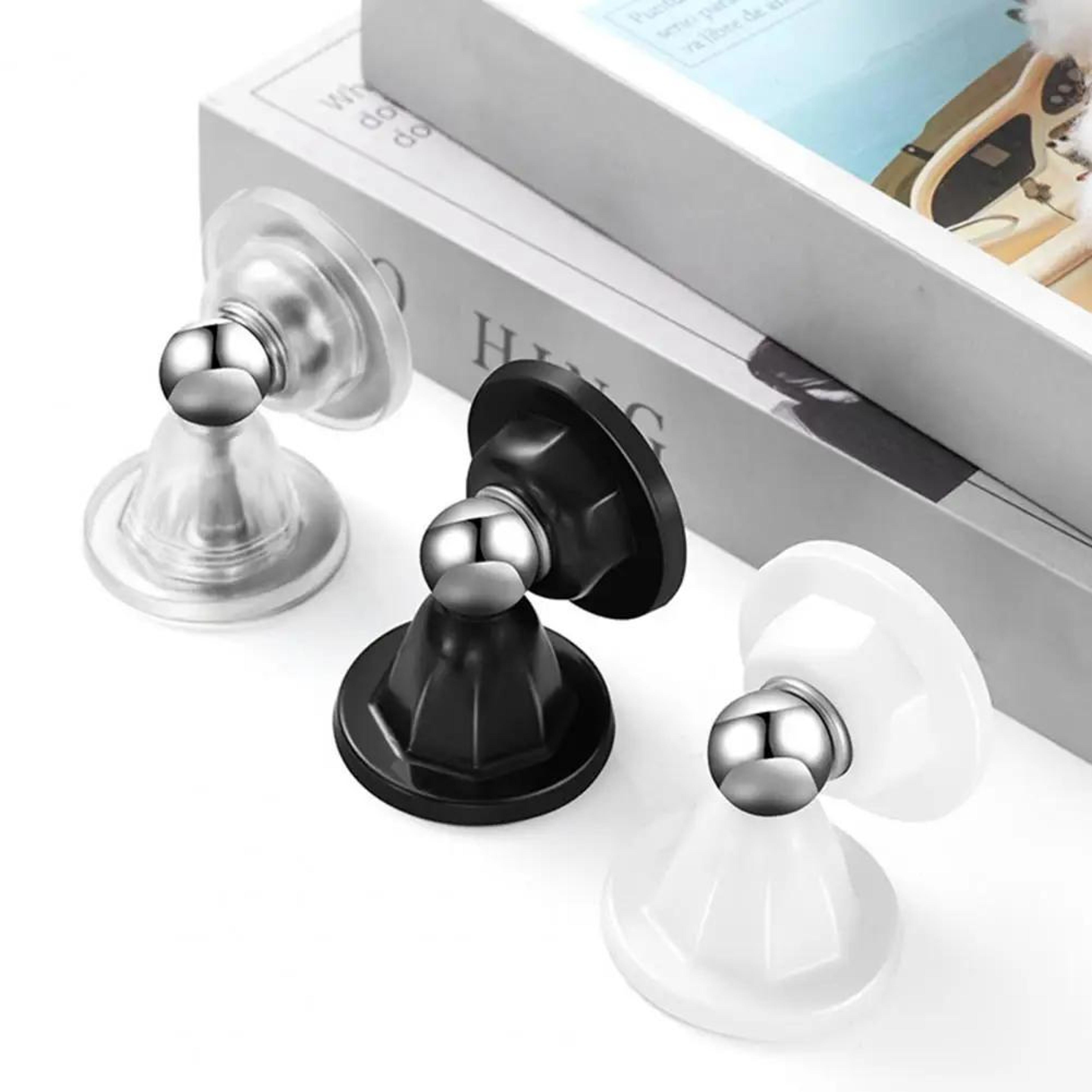 magnetic silicone door stopper with quiet shock absorption & strong door holder