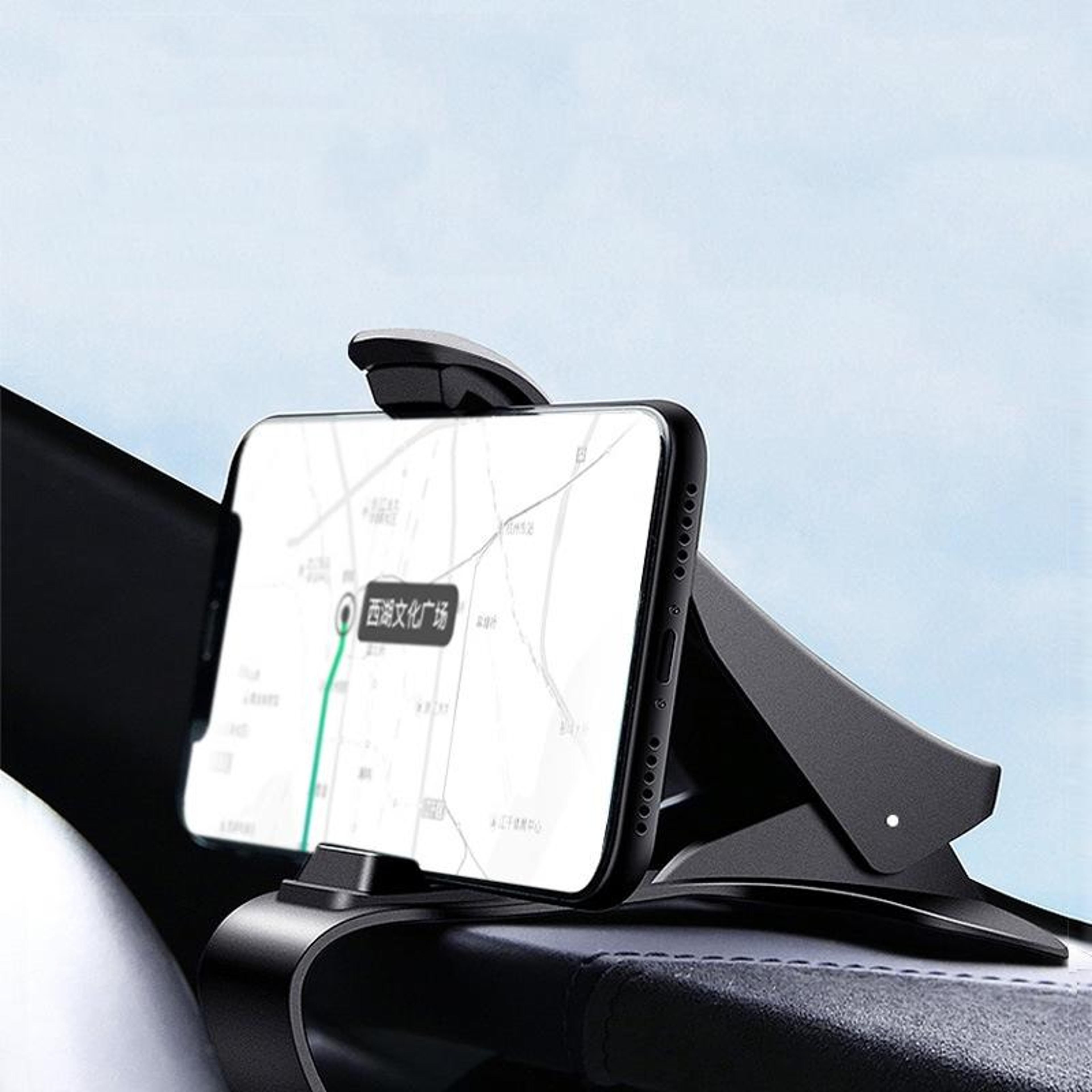 adjustable car phone mount dashboard holder for safe one-hand navigation & driving