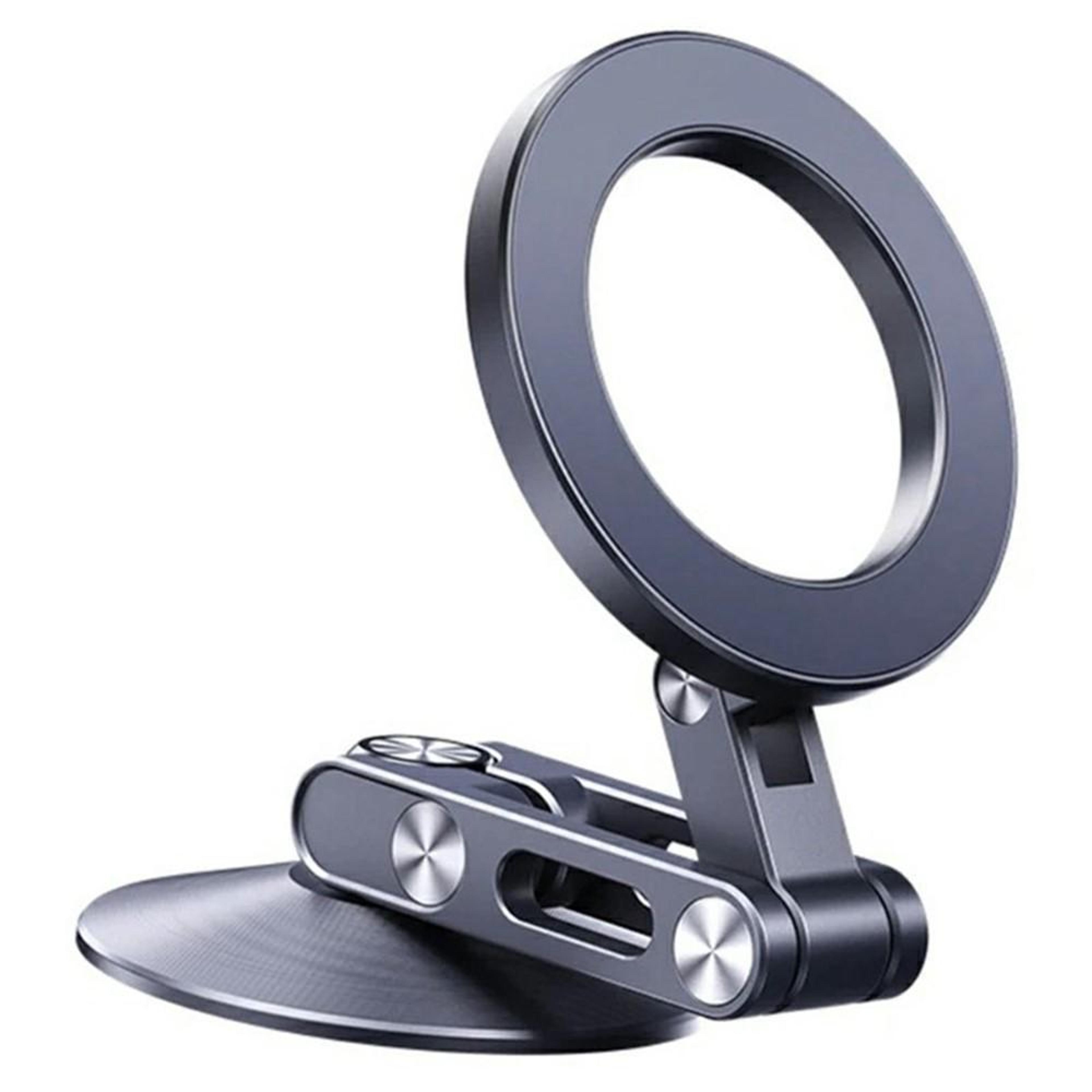 magnetic car phone mount with 360° rotation & anti-shake aluminum holder