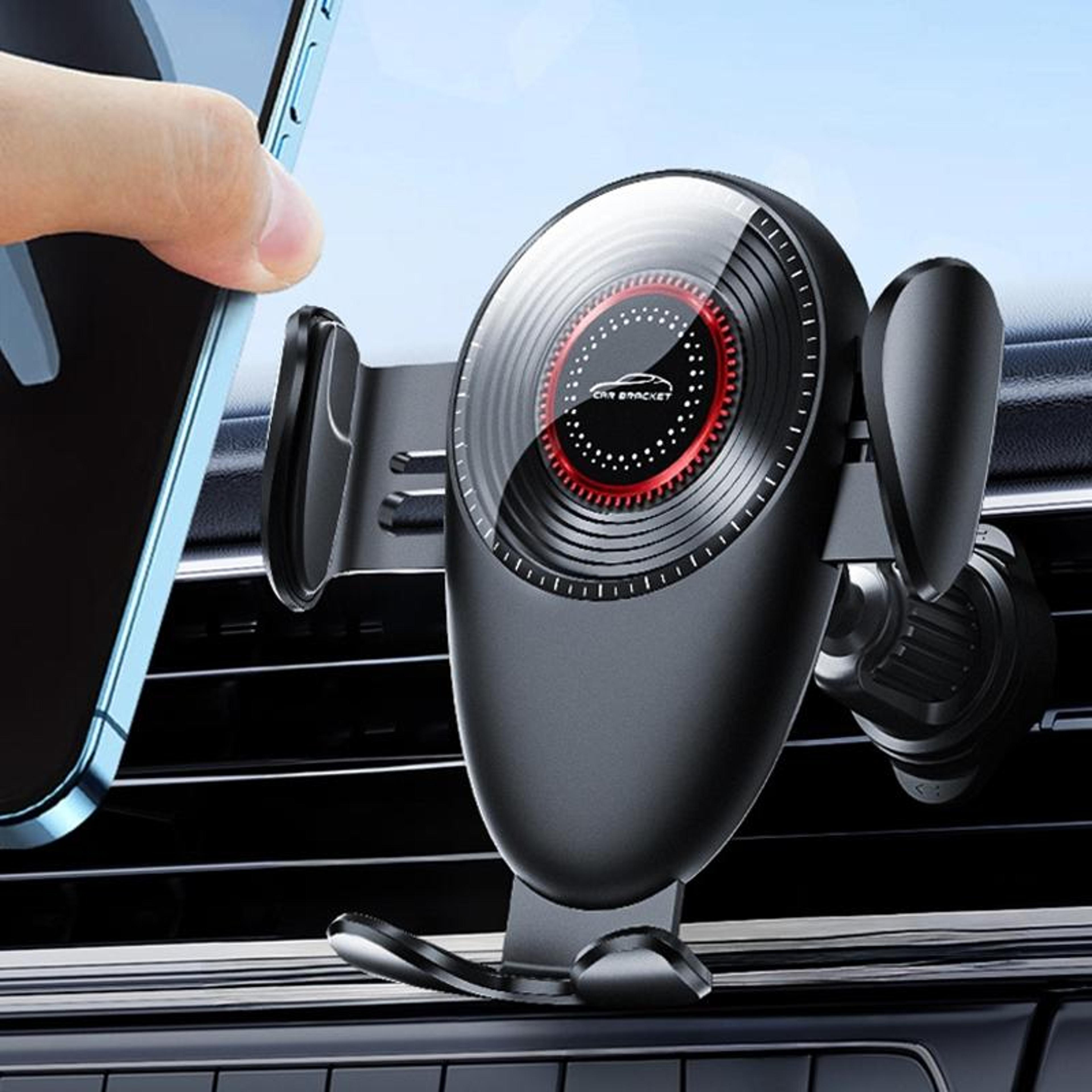 m8 gravity car phone holder air vent mount with one-touch auto lock