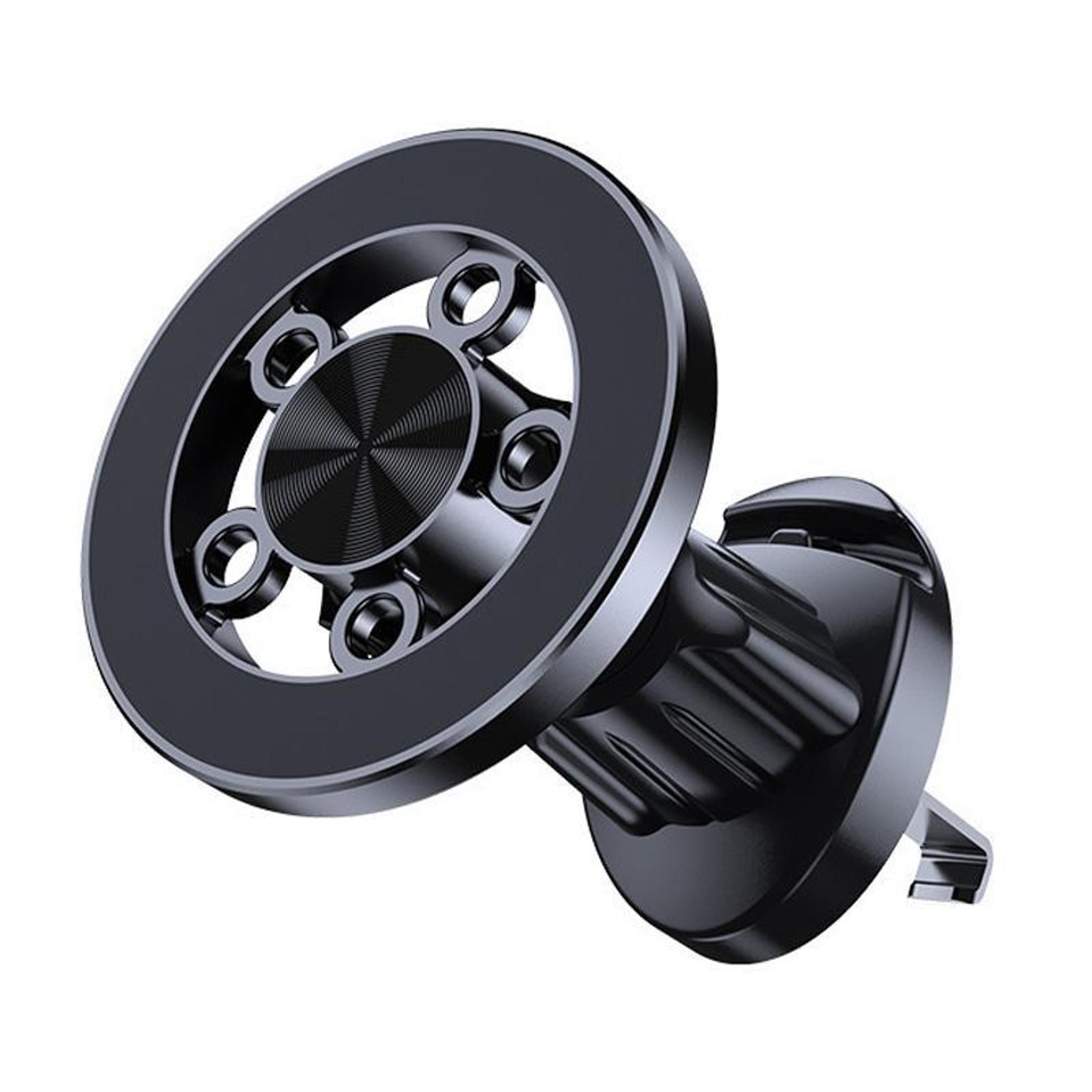 magnetic car phone holder with vent hook & anti-shake stability