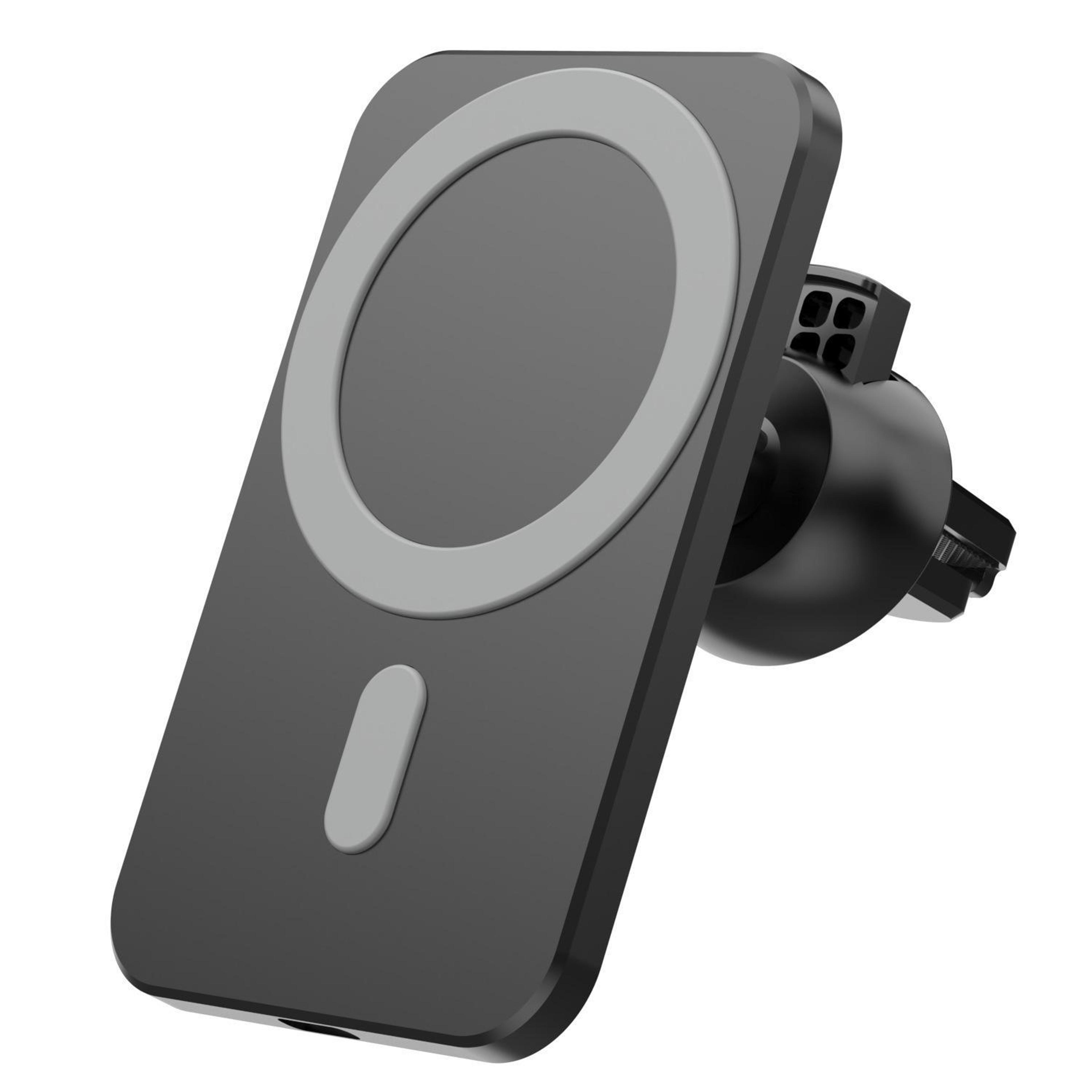 n16 magnetic wireless charging car phone holder with magsafe mount & dual installation