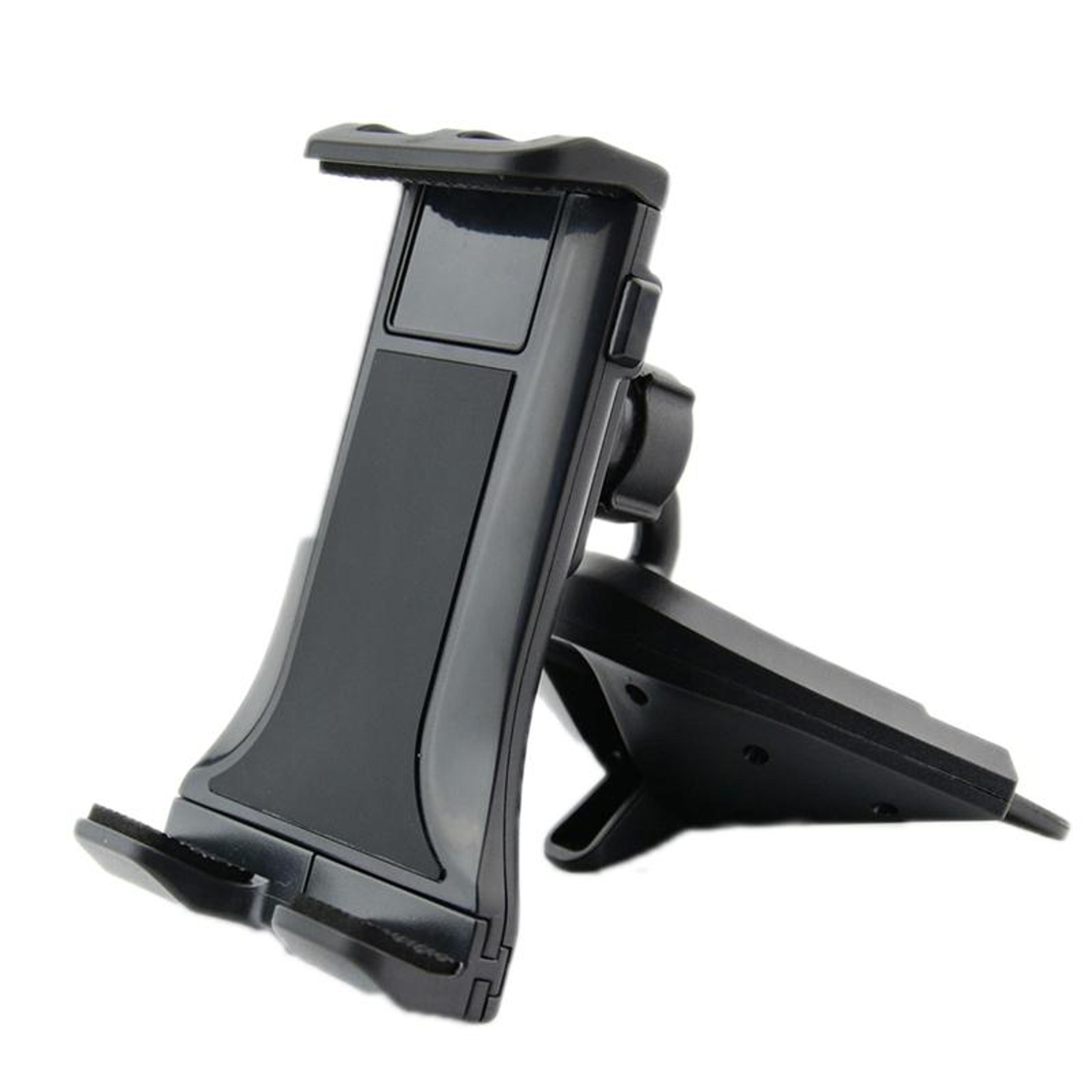 universal car cd phone holder 360° rotating cd slot mount for phones & tablets 4–12 inch