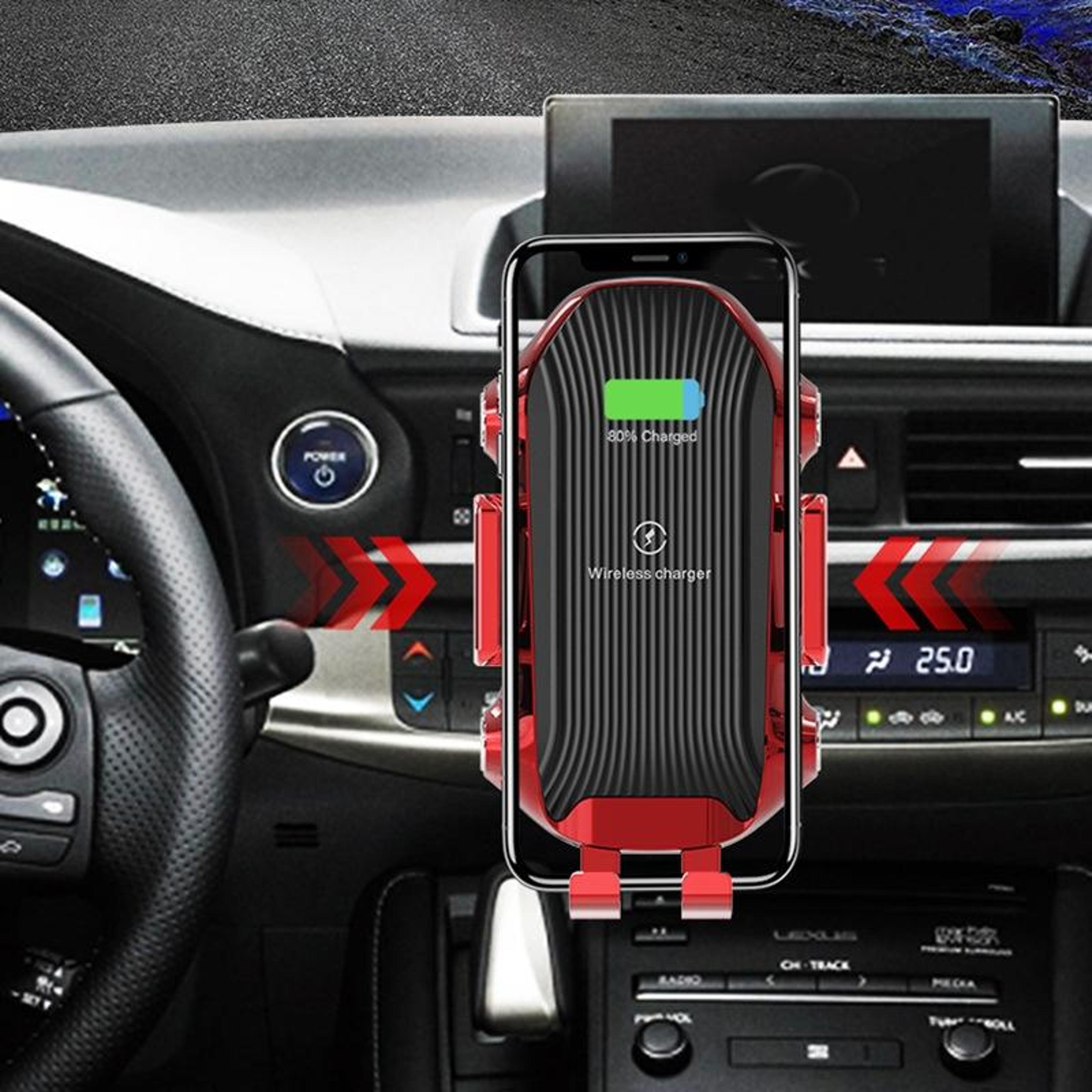 15w wireless car charger auto clamping car phone mount qi wireless charging holder