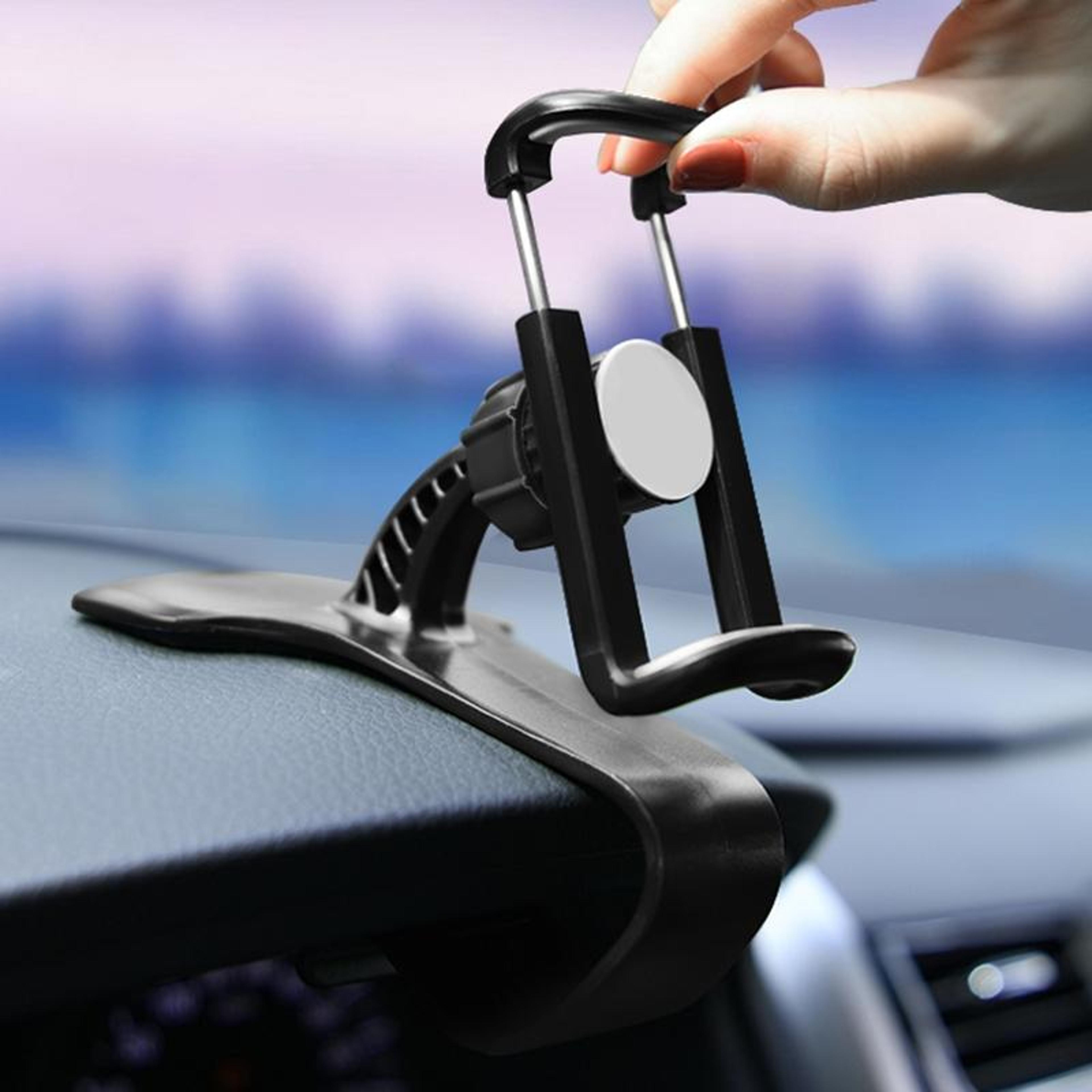 universal car phone mount air vent dashboard holder with one hand operation