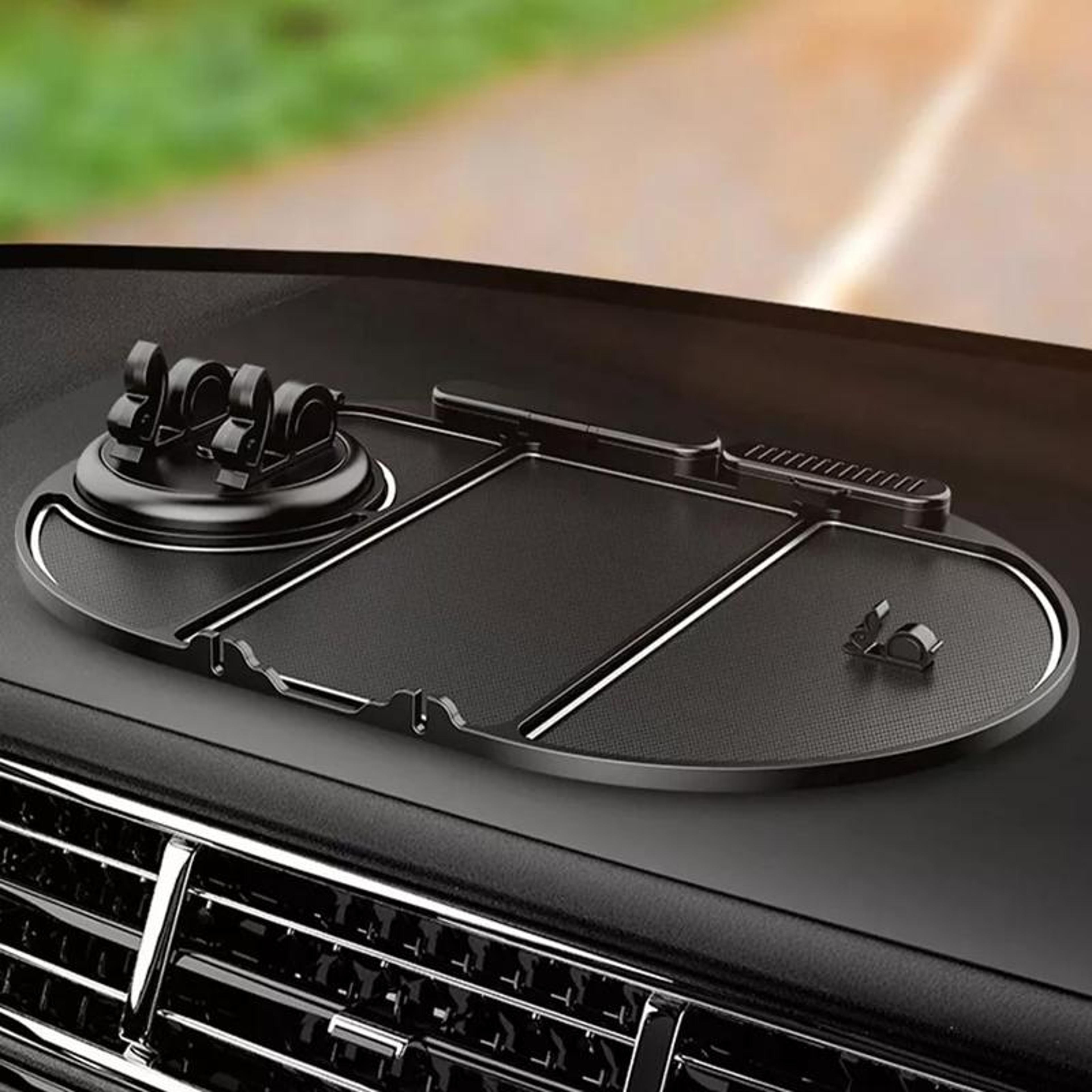 360° car phone holder non slip dashboard phone mount with aromatherapy organizer pad