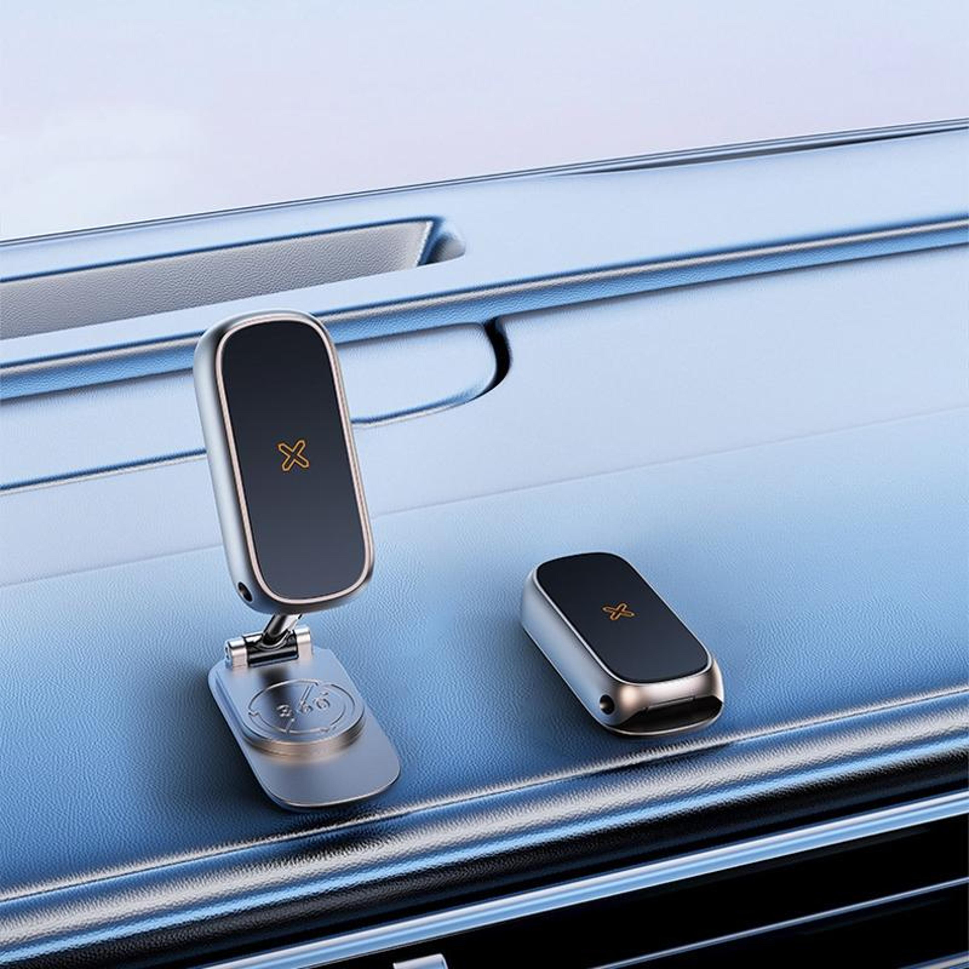 foldable magnetic car phone holder with 720 degree rotation dashboard navigation mount