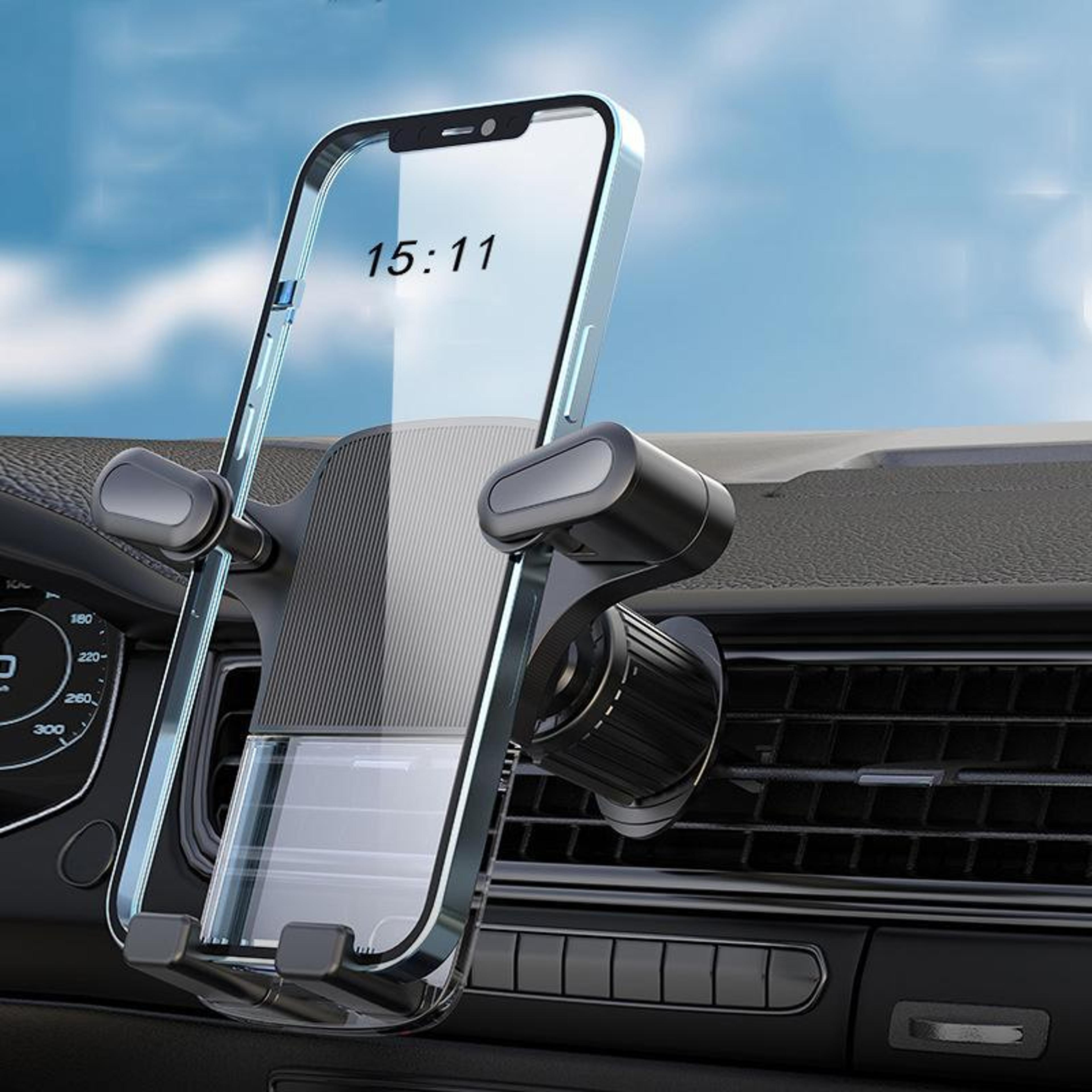 gravity car phone holder air vent mount hands free navigation bracket for 4.7 to 7.2 inch phones