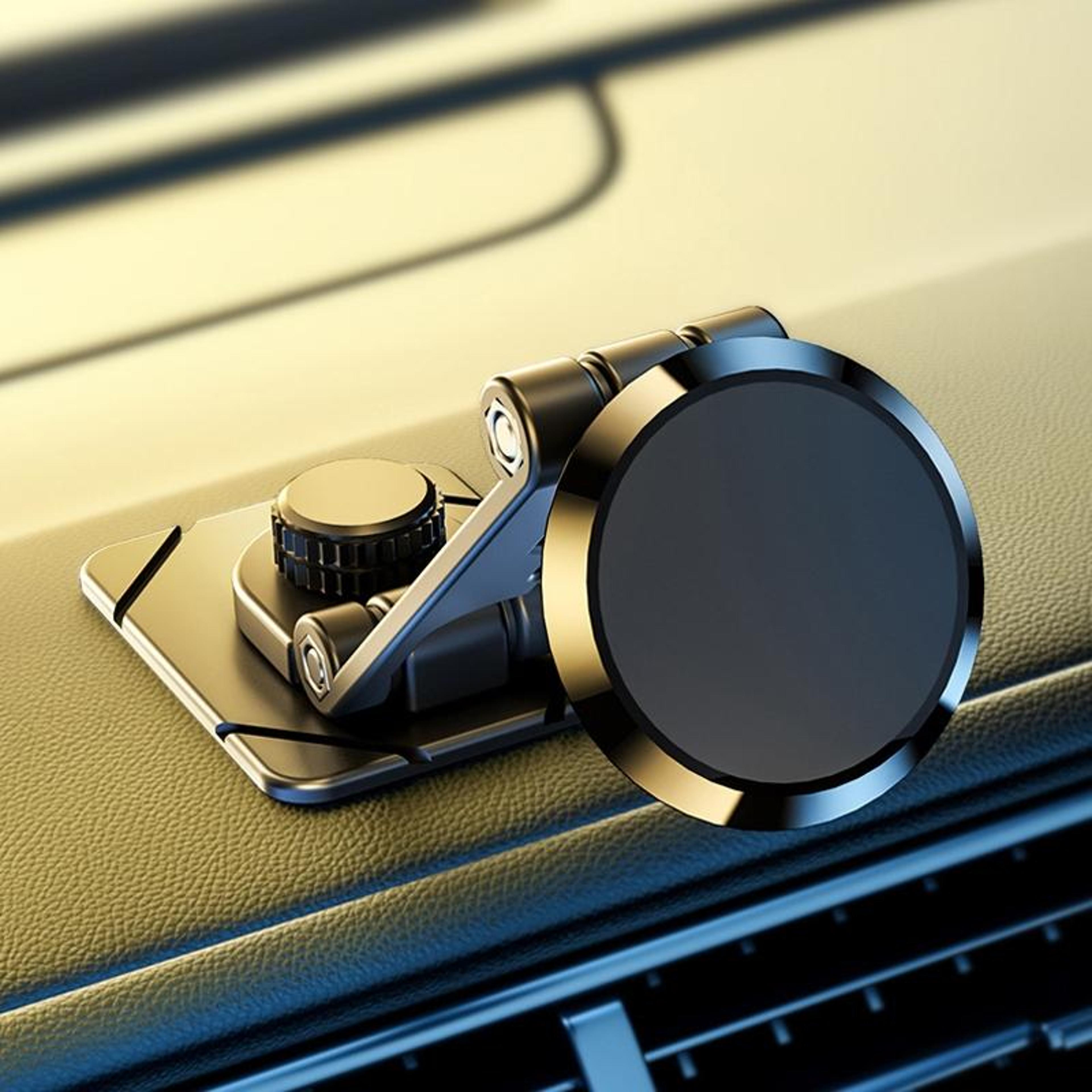 d30 magnetic car phone holder foldable dashboard phone mount with 720 degree rotation