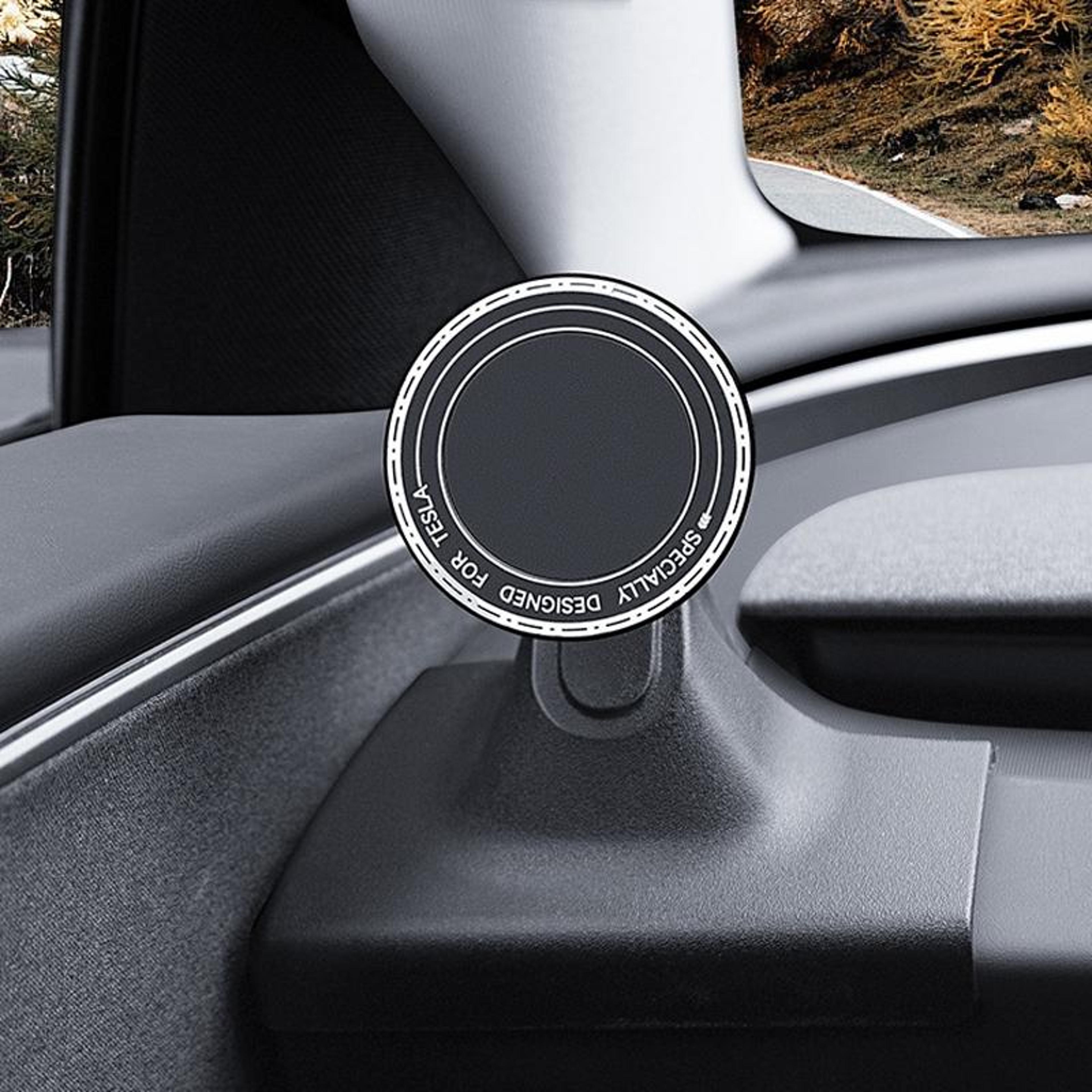 2024 tesla model 3 magnetic air vent phone holder 360 degree dashboard mount for left hand drive