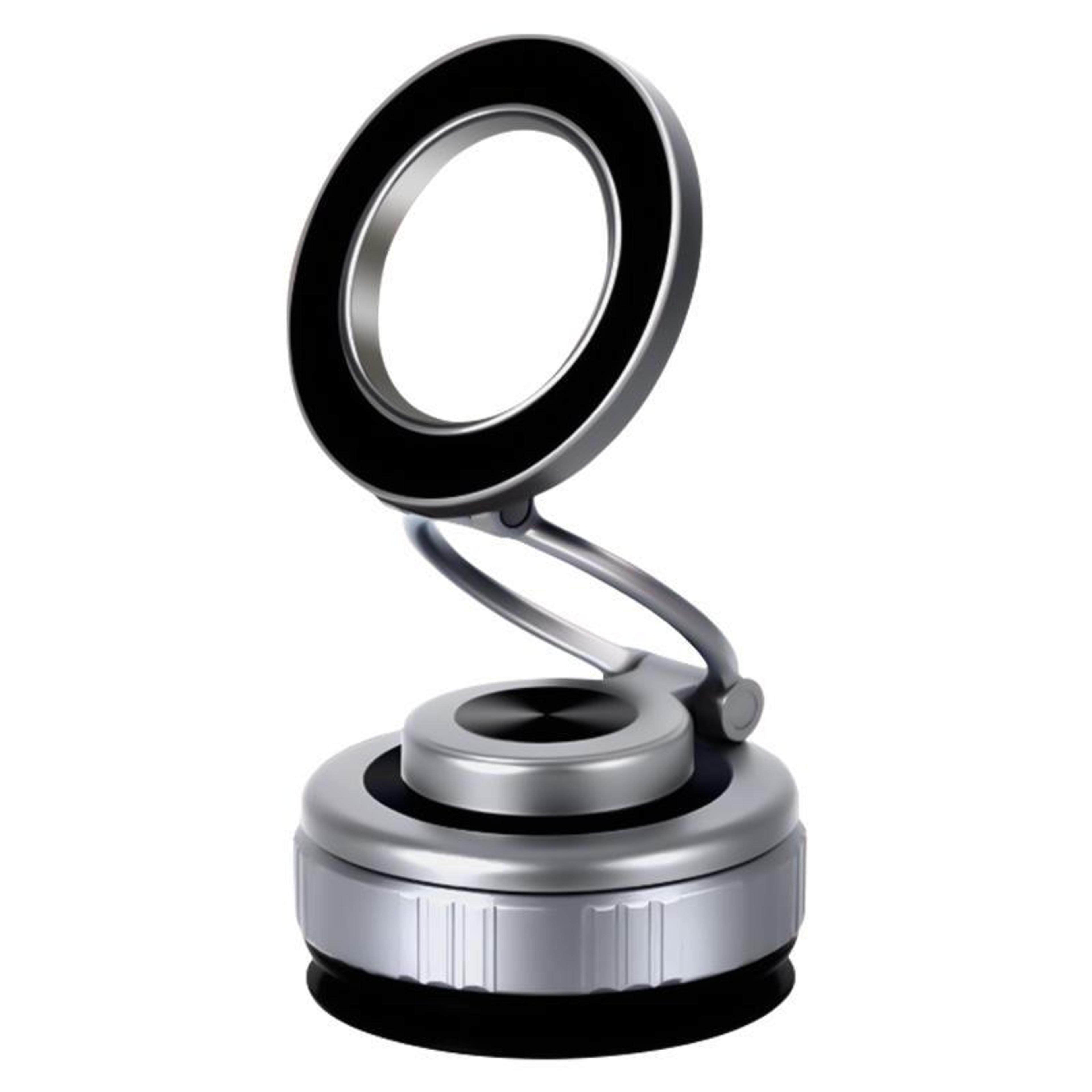 multifunctional magnetic car phone holder vacuum foldable car phone mount with double sided magnetic grip