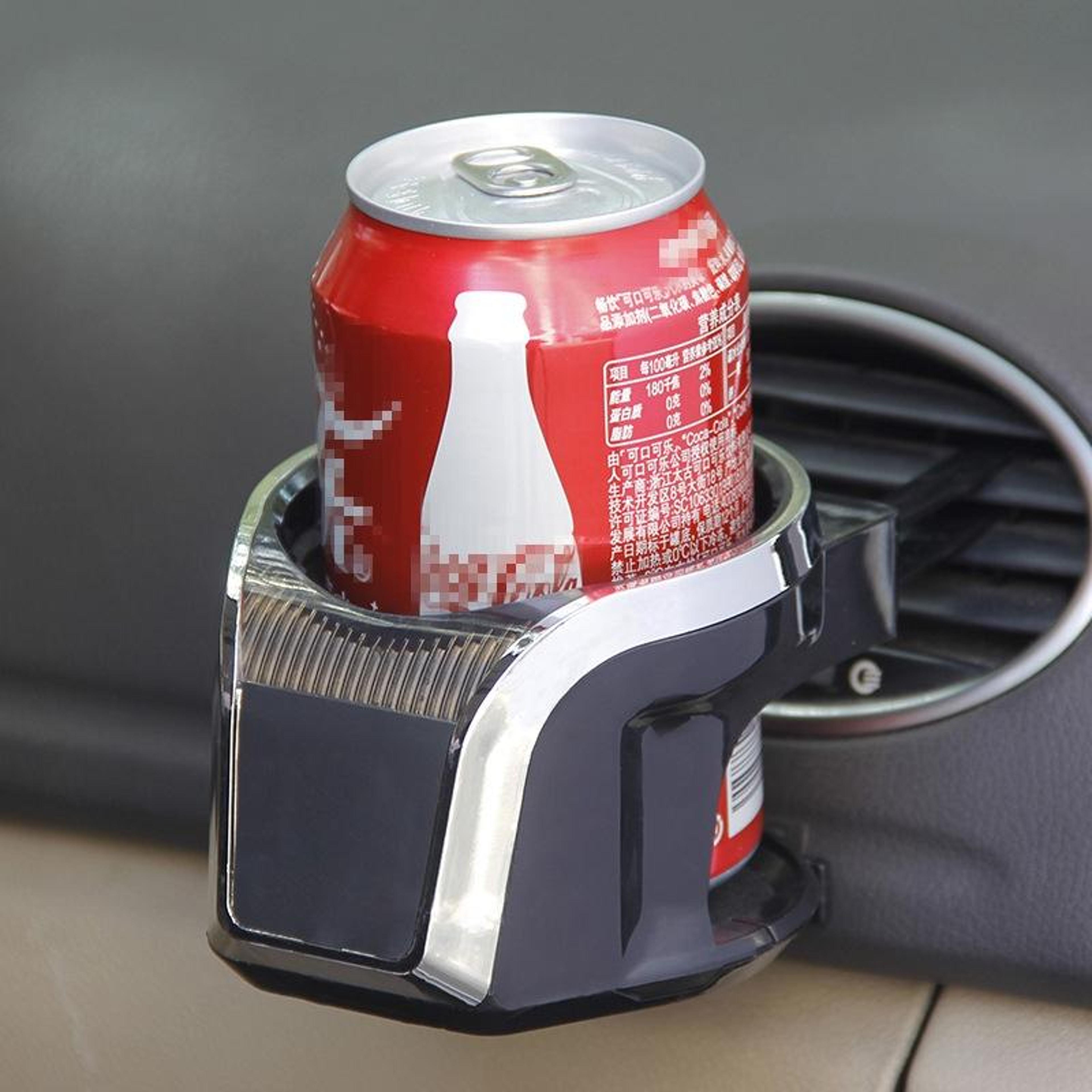 2 in 1 car cup holder magnetic phone holder car air vent mount for drinks and smartphones