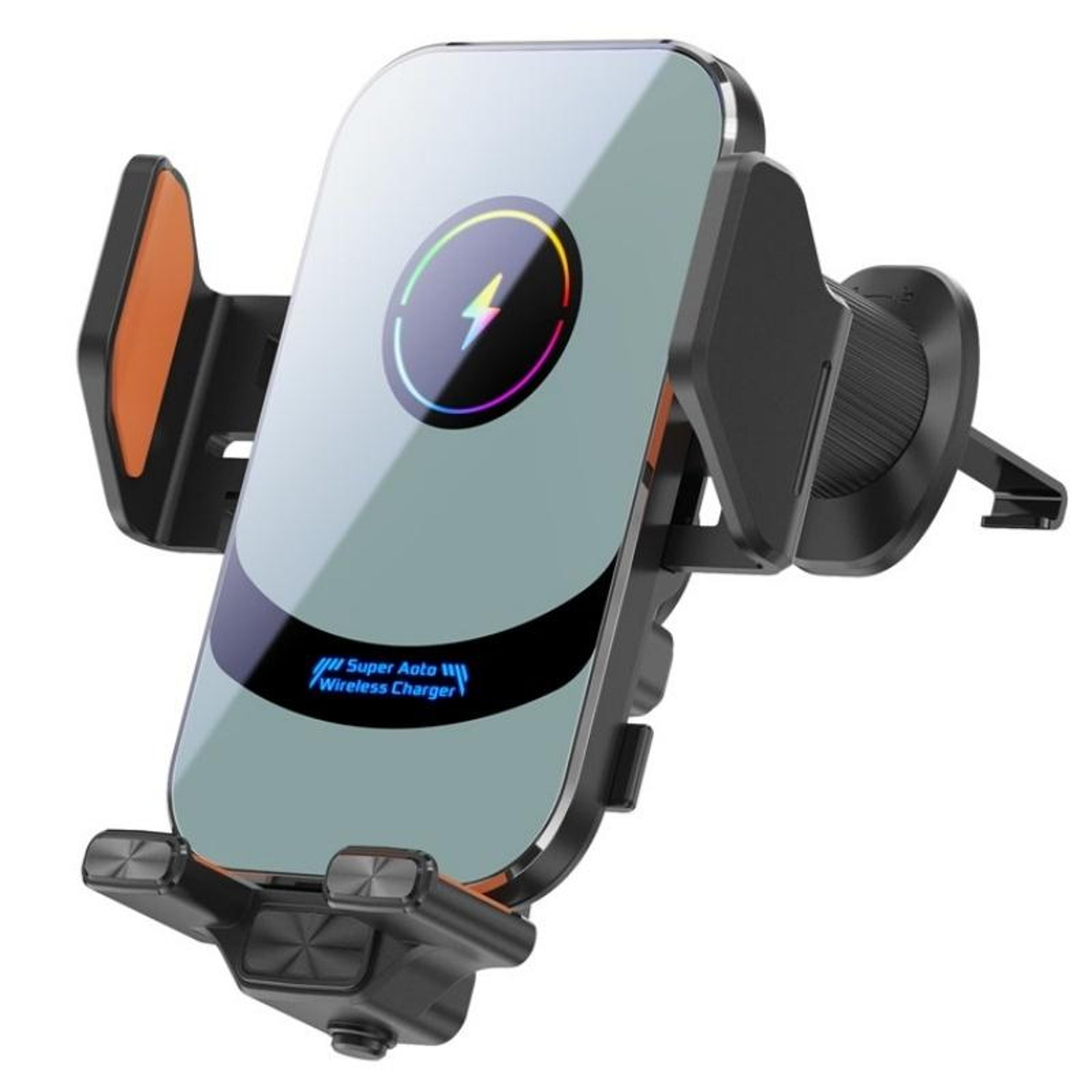x16 magnetic car phone mount smart sensor wireless car charger auto clamp fast charging holder