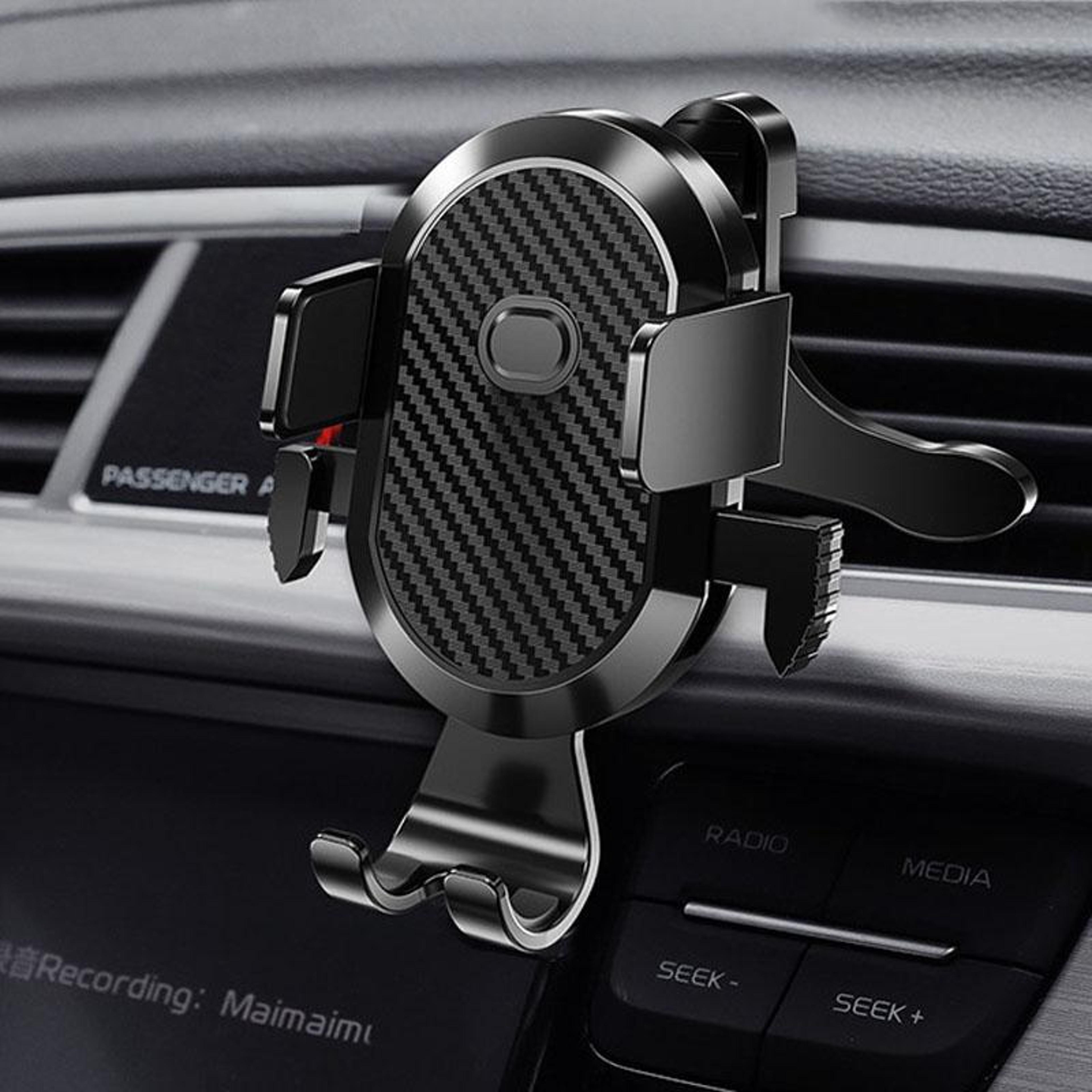 carbon fiber car phone holder telescopic car phone mount for dashboard navigation