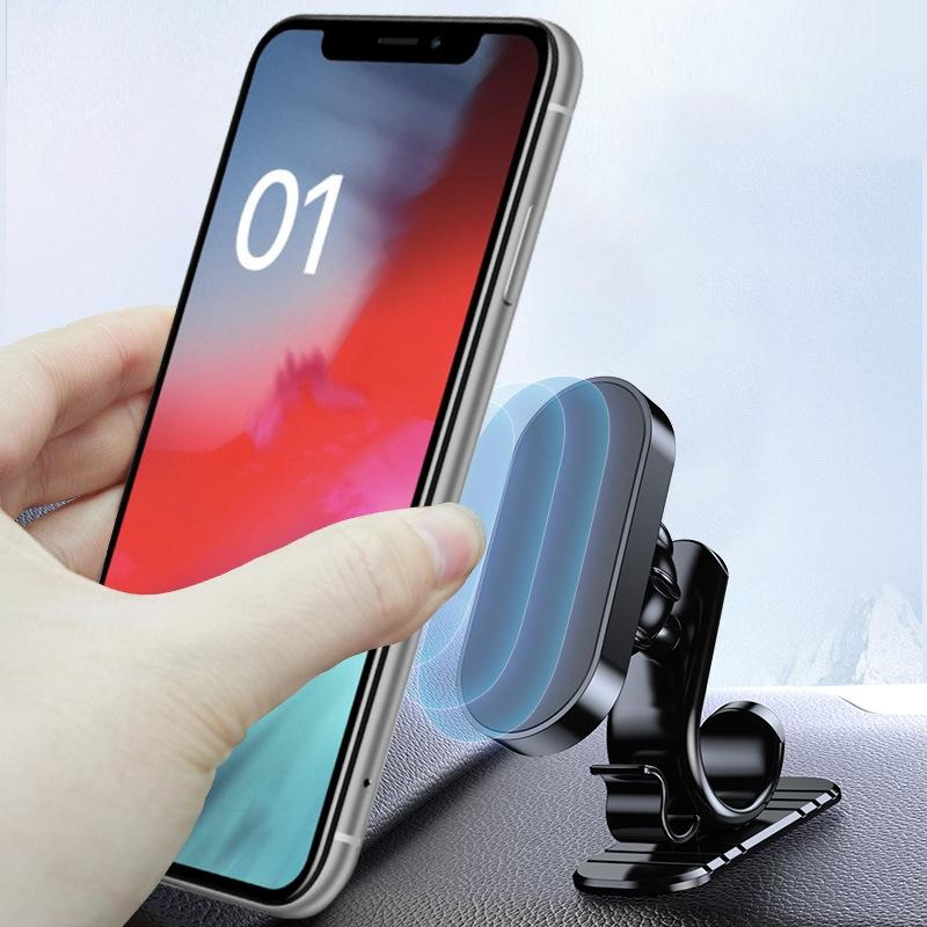 360 rotating magnetic car phone holder adjustable dashboard windshield phone mount