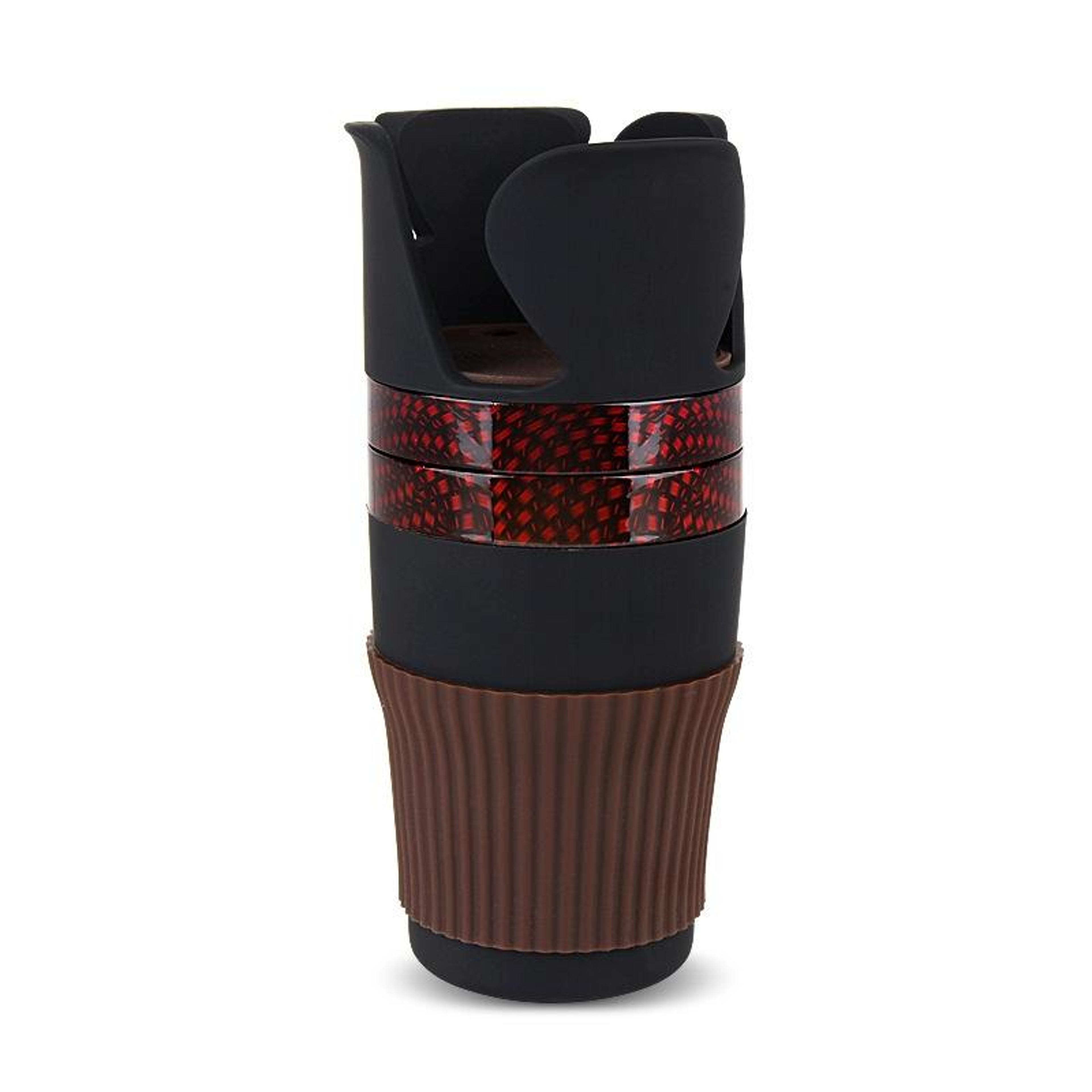 car air vent organizer with car cup holder and car phone holder storage box