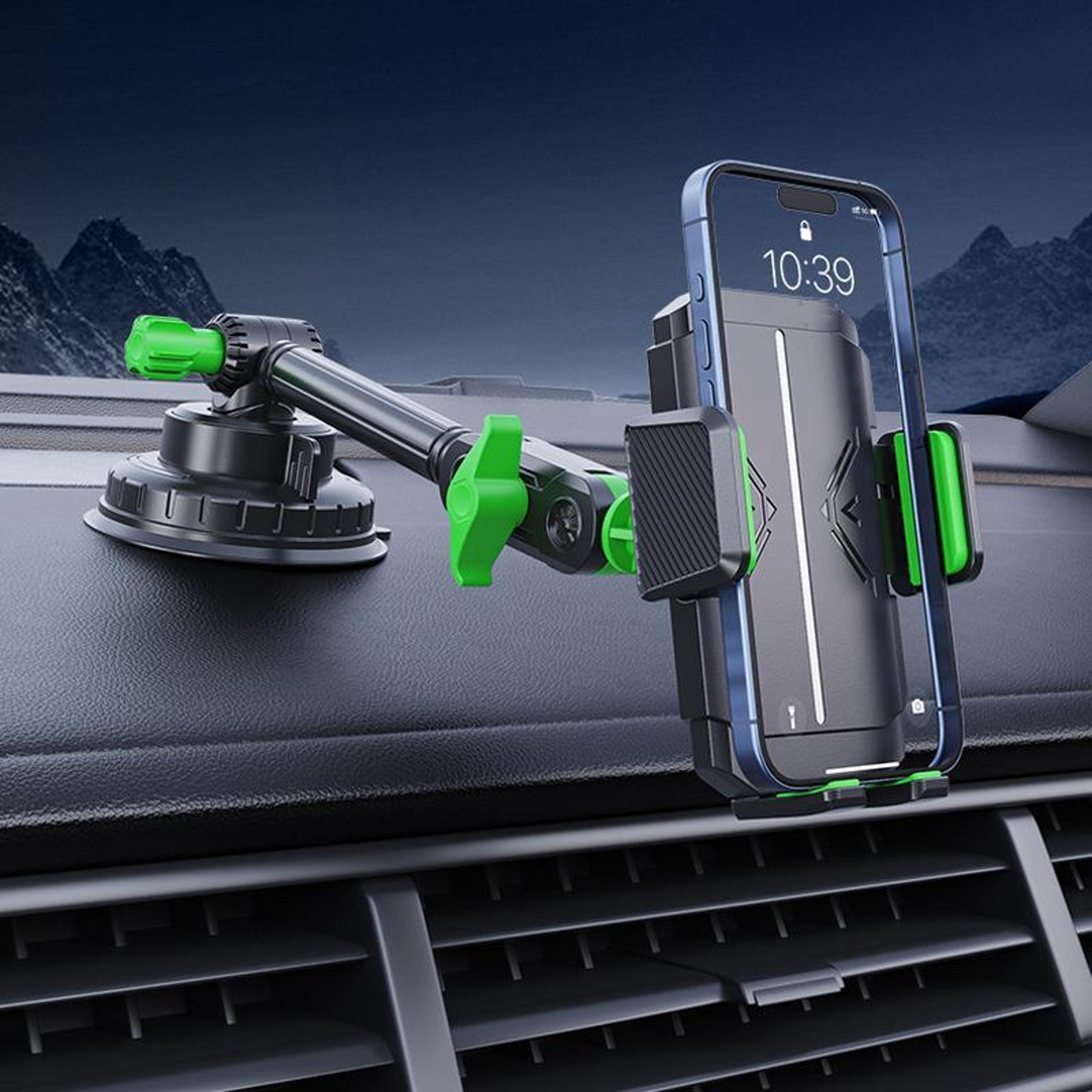powerful car phone holder windshield suction cup phone holder adjustable navigation mount