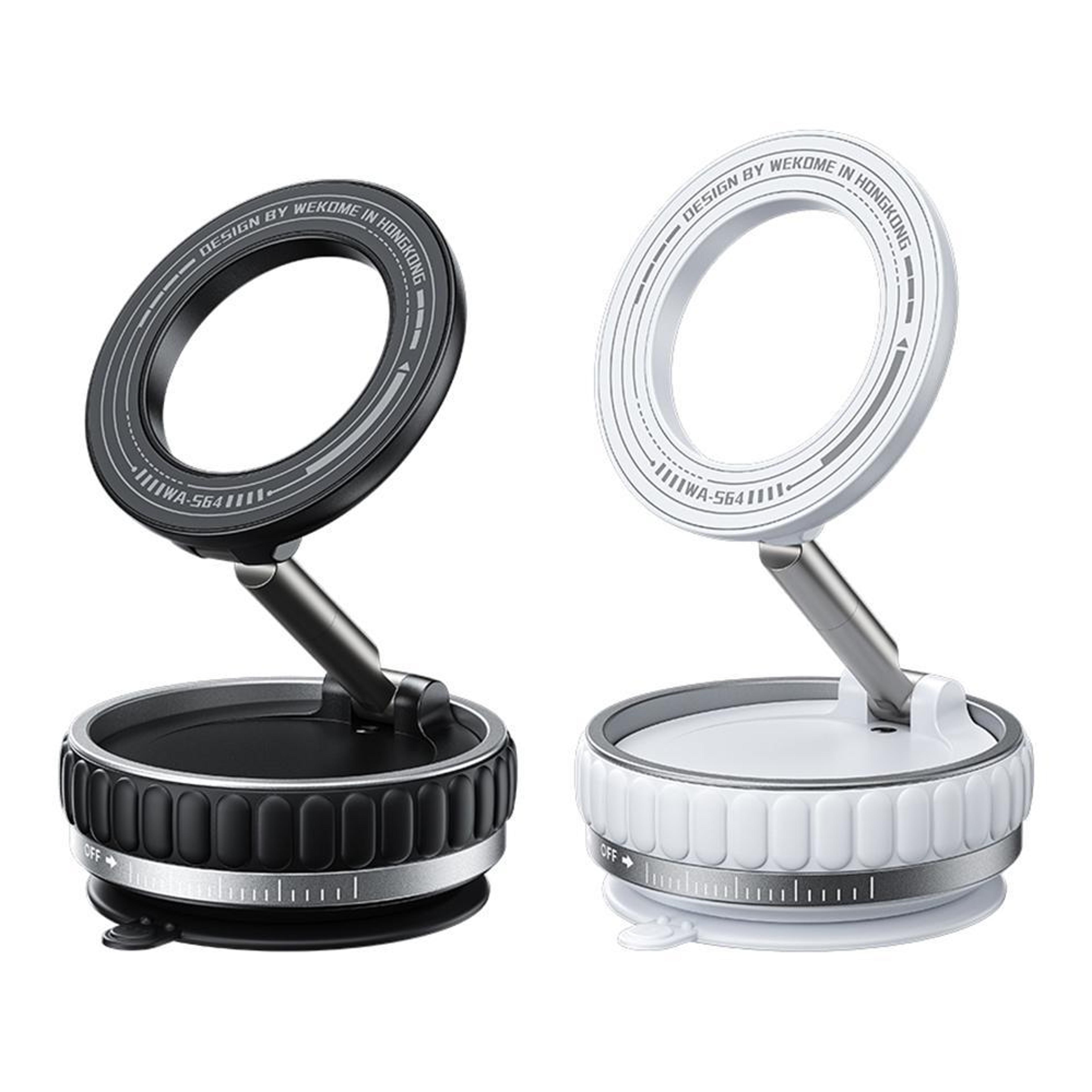 k-captain lynjia magsafe car phone holder magnetic rotating foldable phone mount