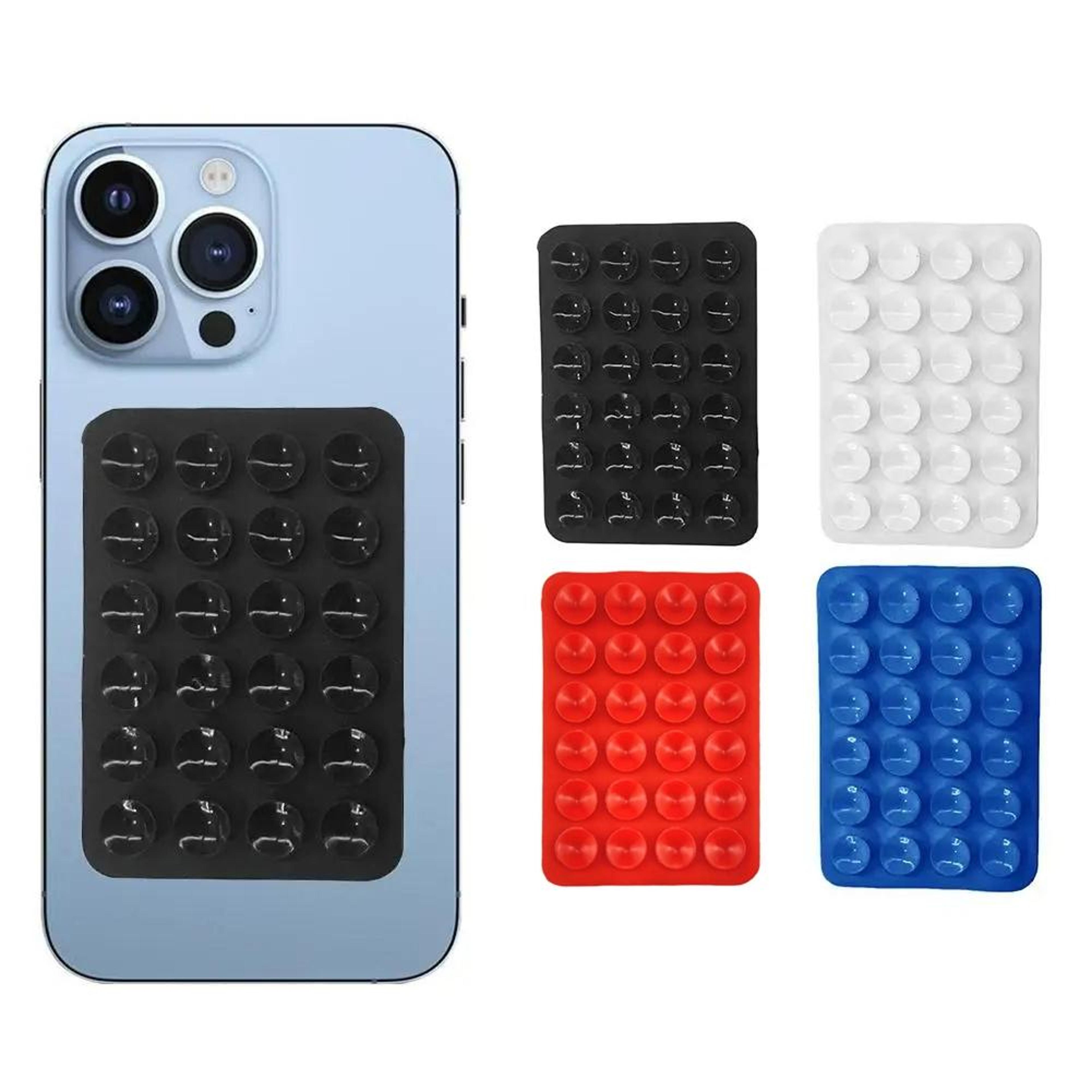 silicone phone holder suction cup sticker reusable phone wall mount grip for smooth surfaces