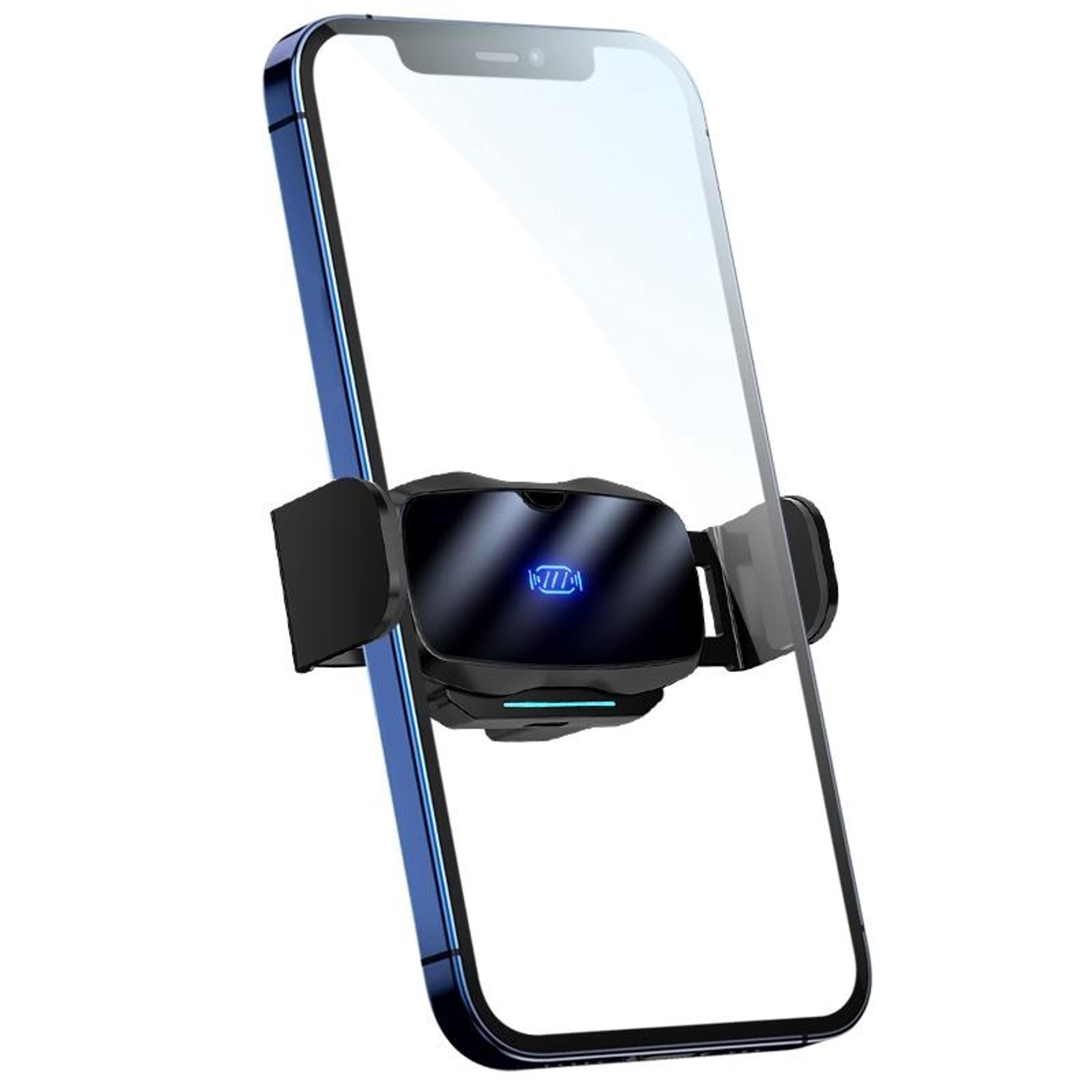 d7 wireless car charger magnetic automatic car phone mount with fast charging air vent holder