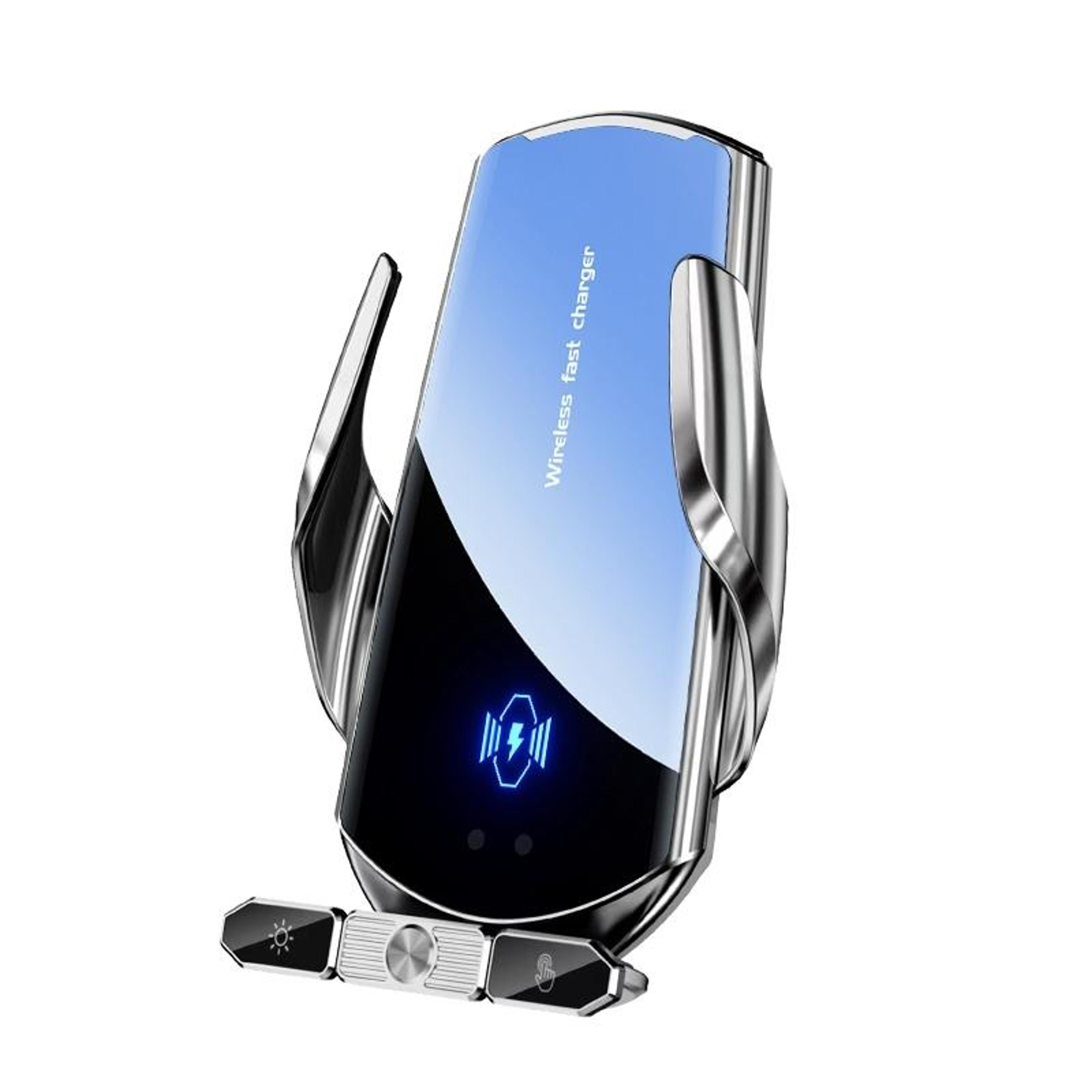 q88 wireless car charger infrared auto clamping car phone holder fast charging air vent mount