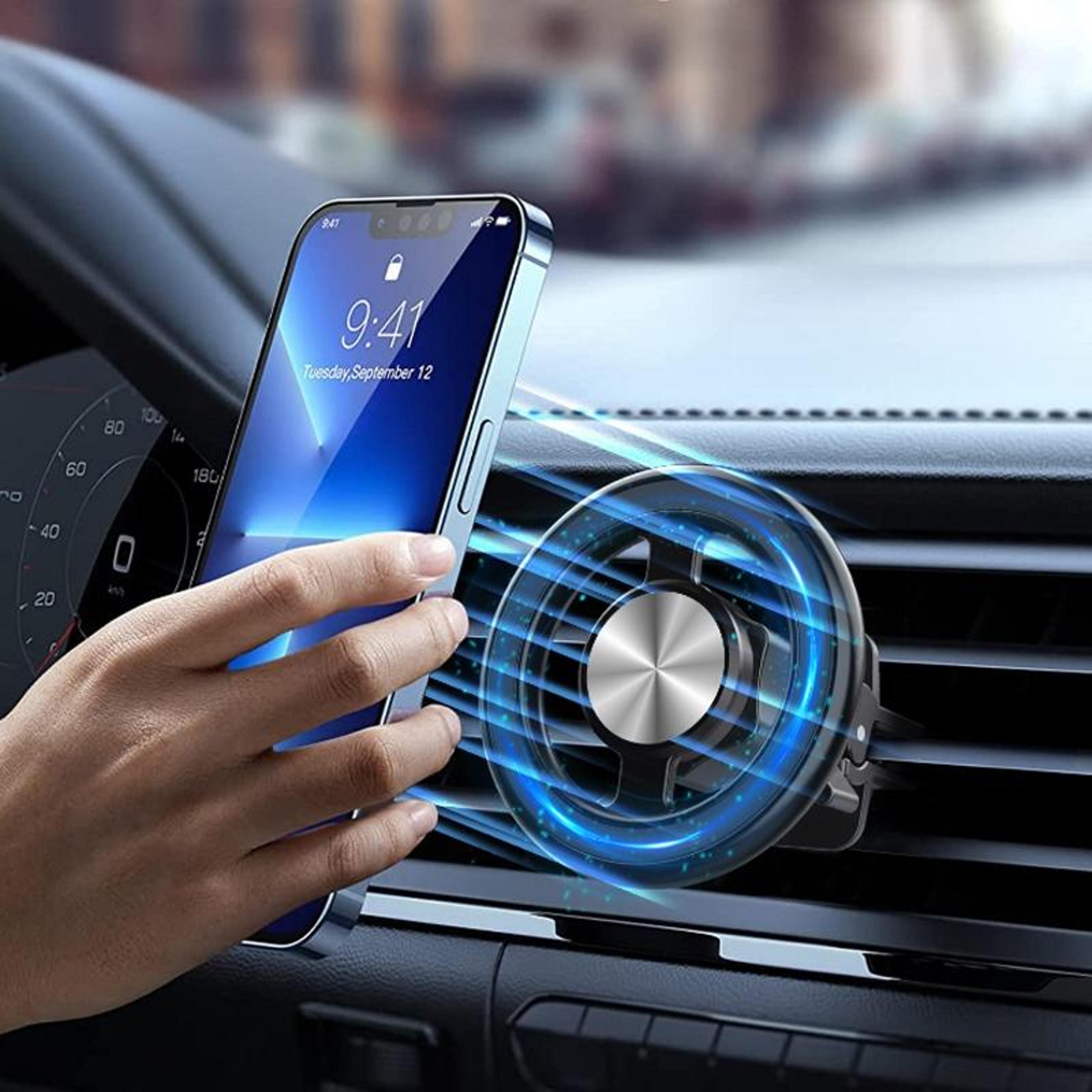 magsafe car mount magnetic phone holder 360° air vent dashboard phone stand