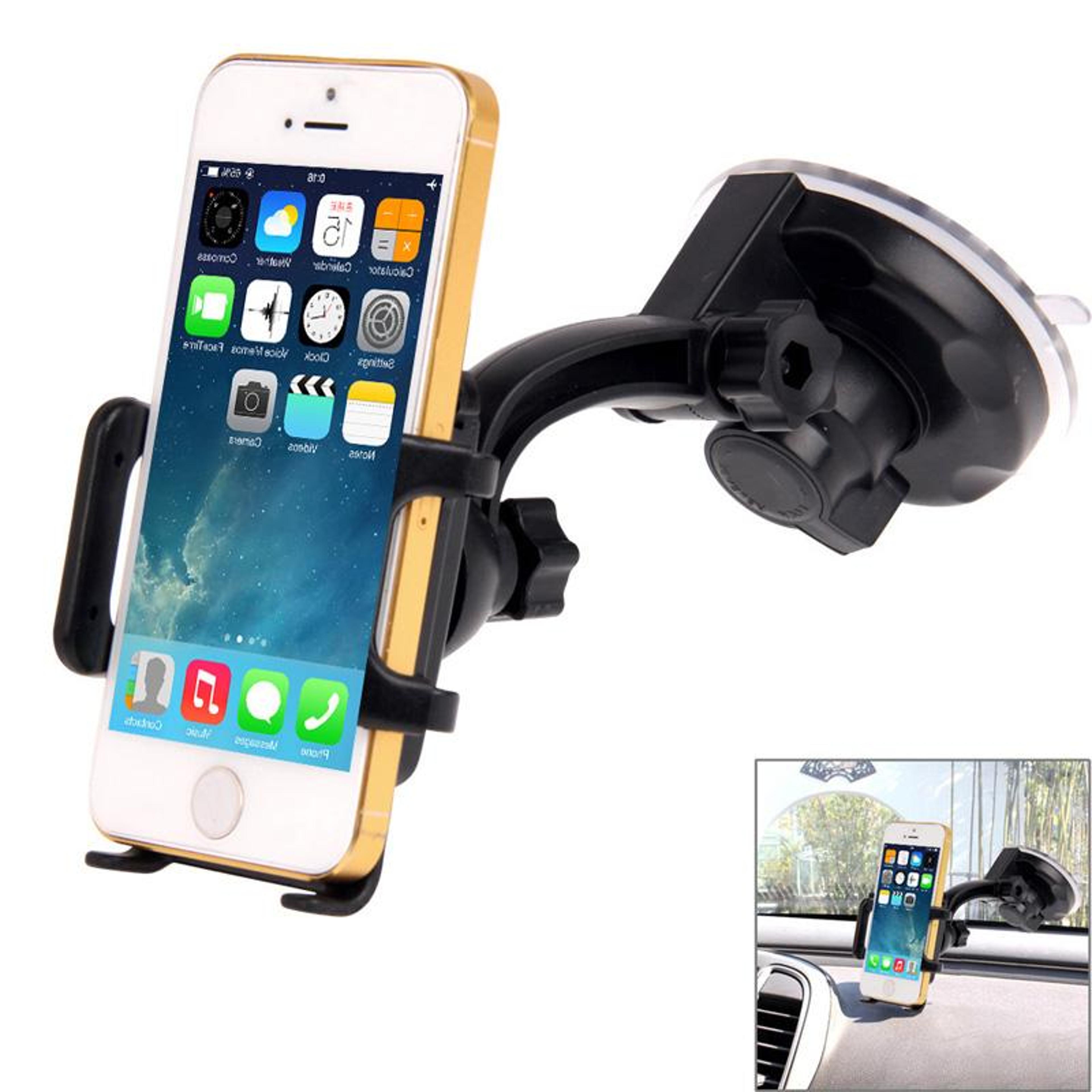 universal car phone holder 360° phone mount with strong suction cup for dashboard windshield and desk