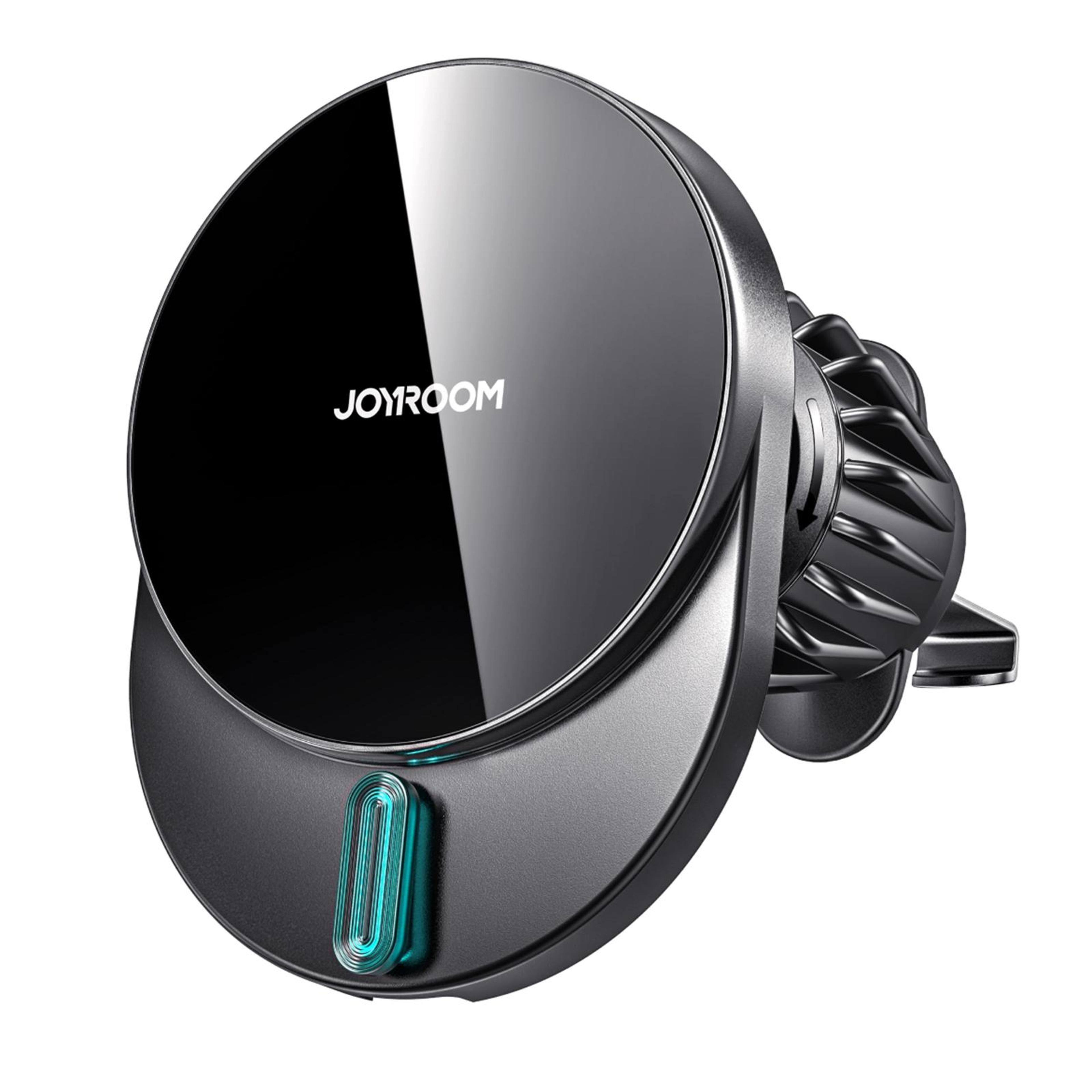 joyroom jr-zs409 magnetic car phone mount with 15w wireless charging air vent holder