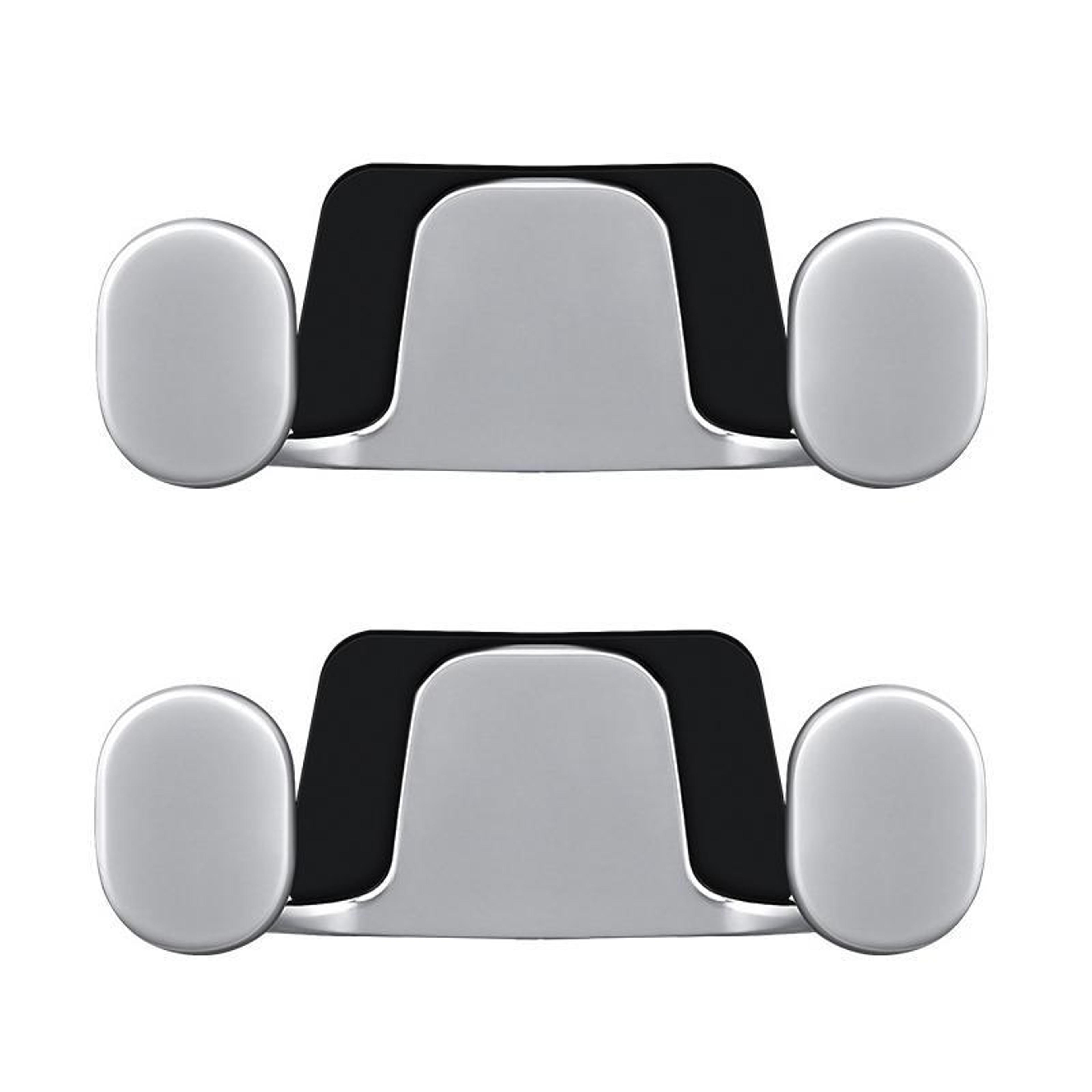2pcs car phone hook metal vehicle phone holder adhesive double hook organizer