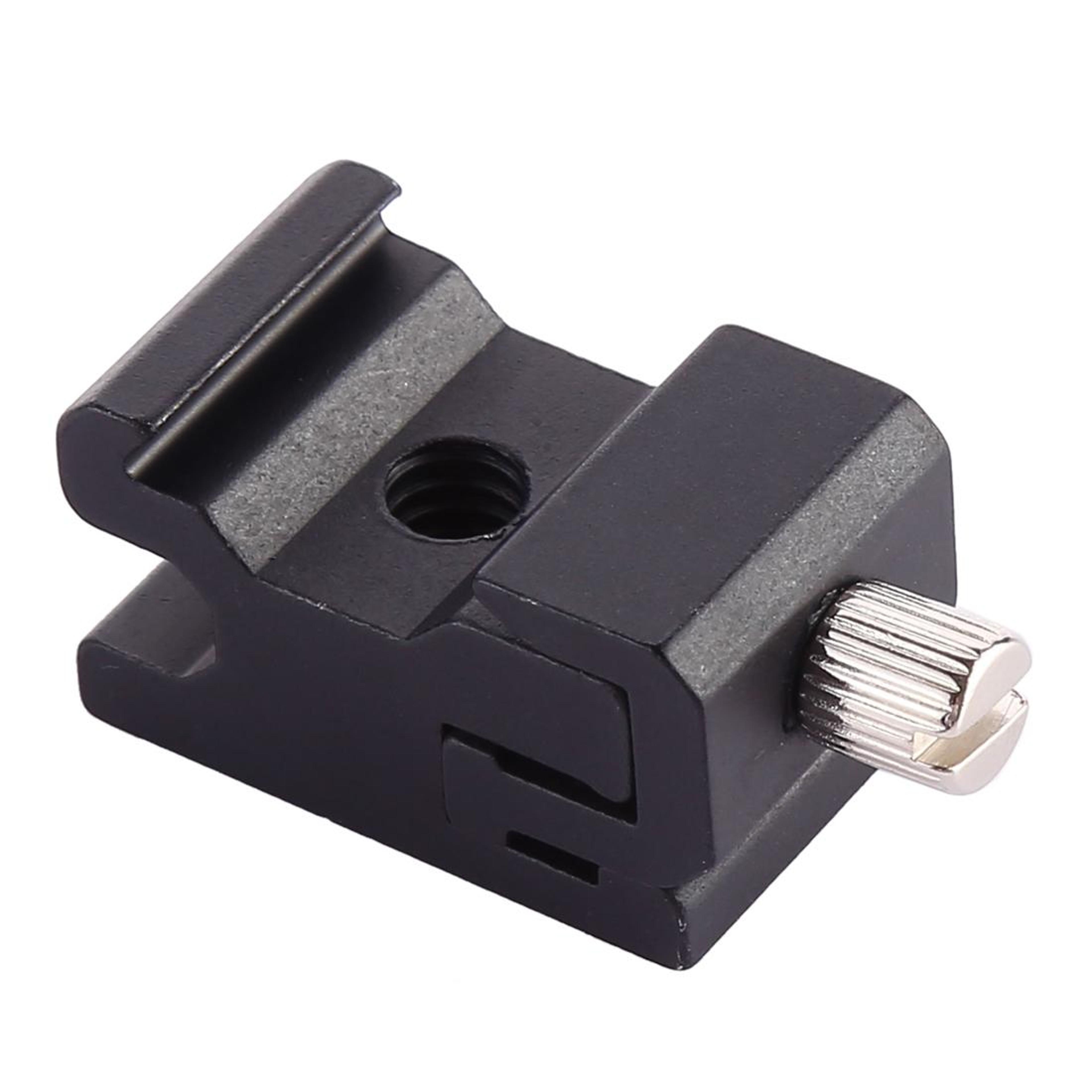 universal metal flash stand bracket cold shoe lamp head
