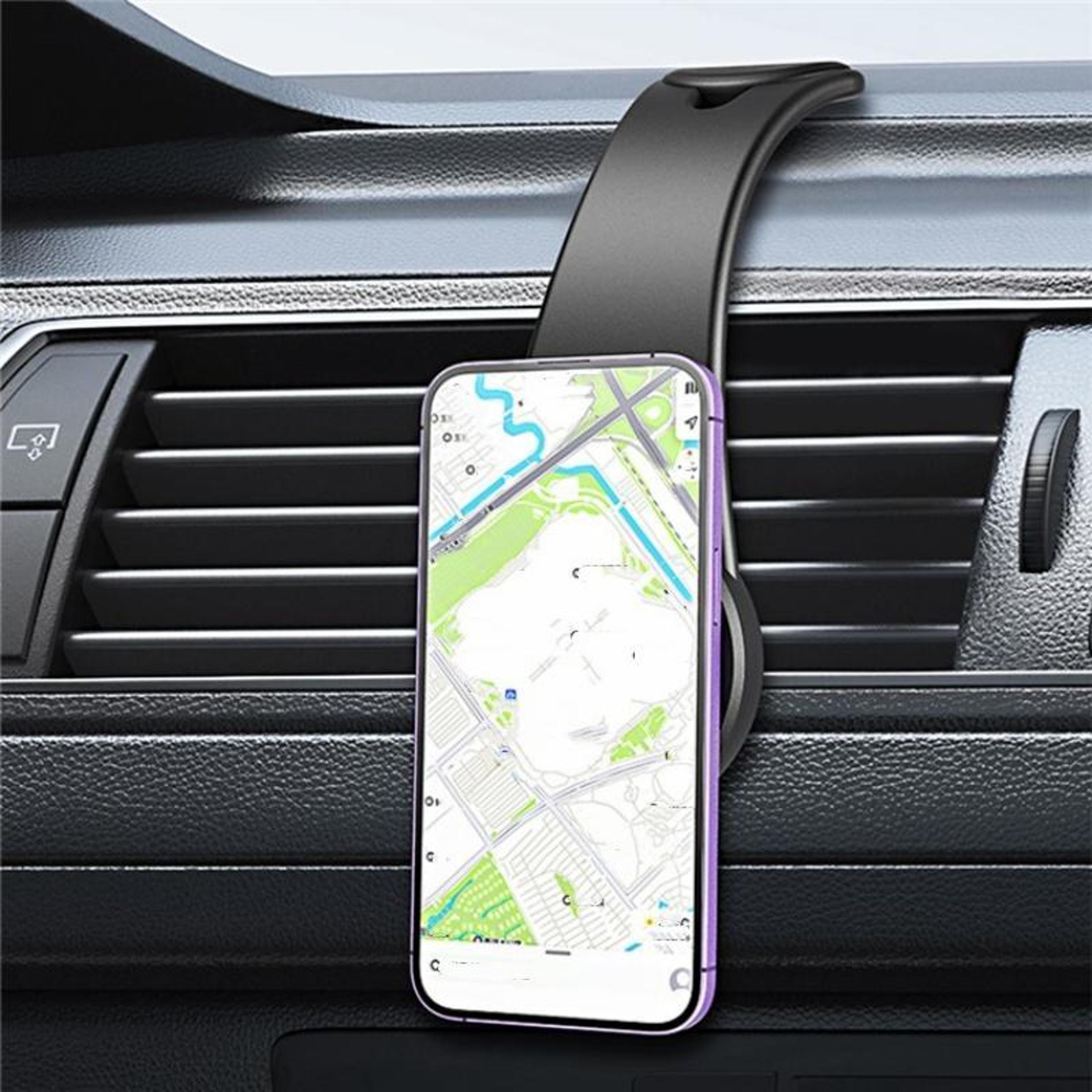 d1 magnetic car phone holder flexible aluminum dashboard phone mount for navigation