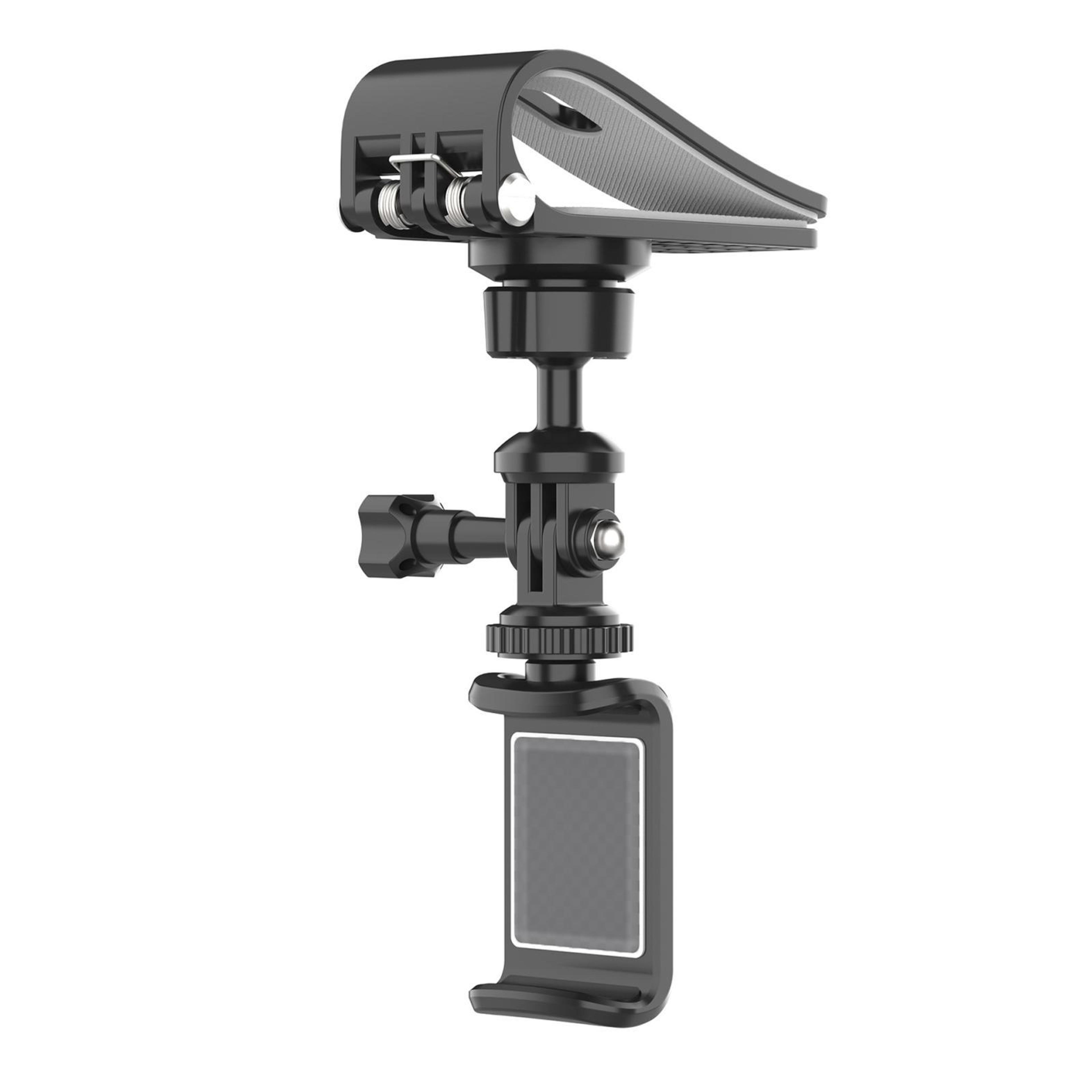universal car phone mount sun visor sports camera mount for 360 cameras and smartphones