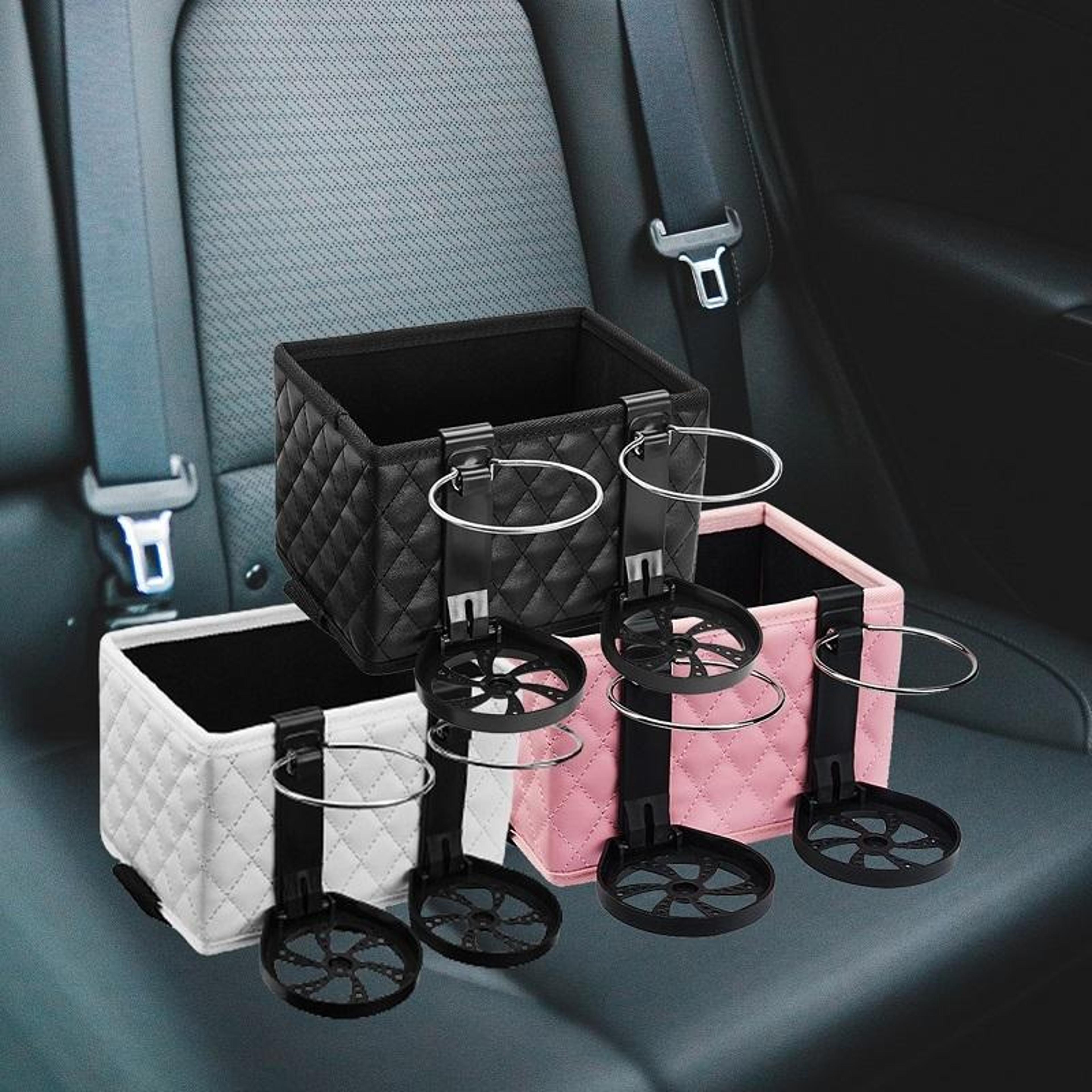 multifunctional car armrest organizer with car cup holder and storage box for car essentials