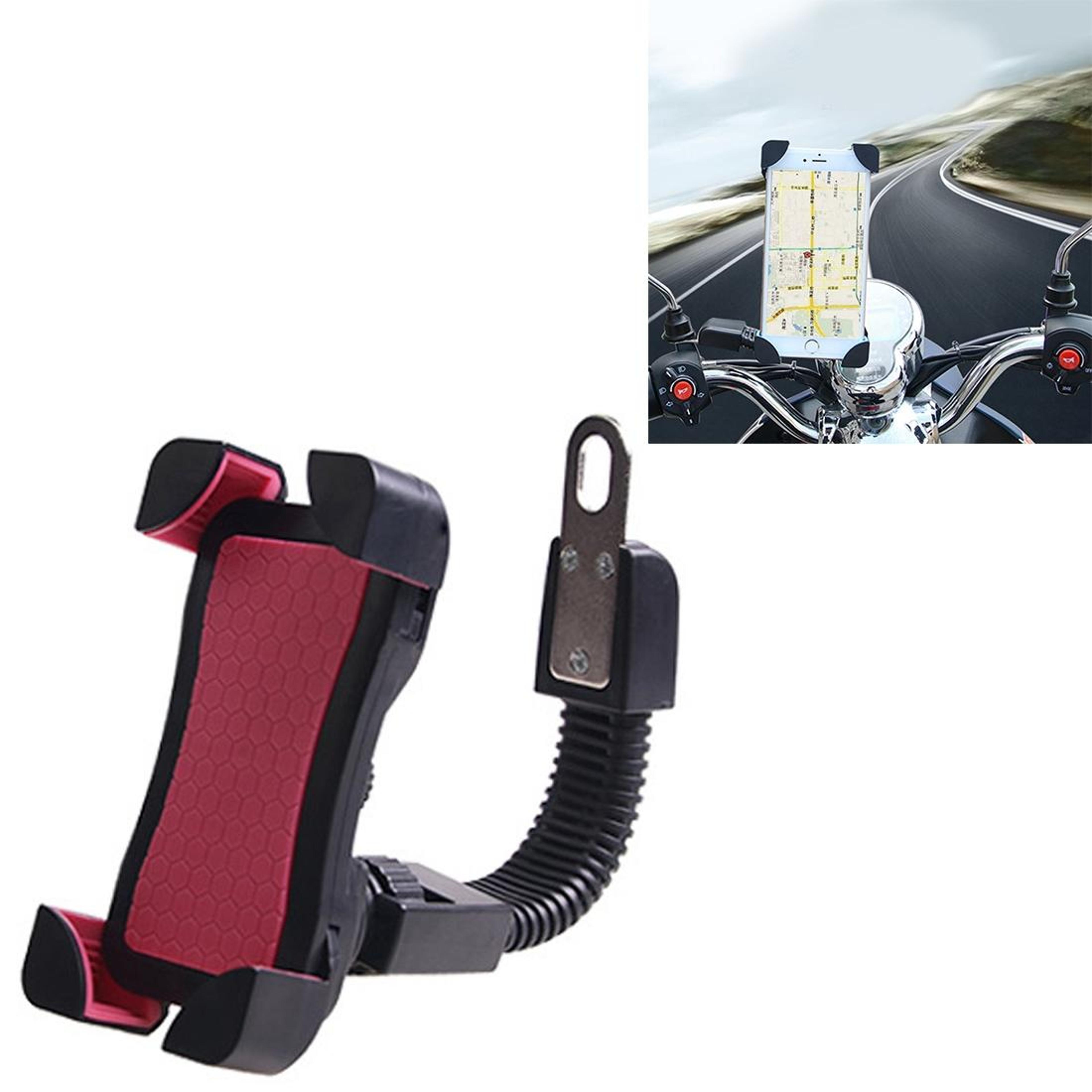 universal motorcycle phone mount 360 rotating bike phone holder for 3.5 to 6.5 inch smartphones